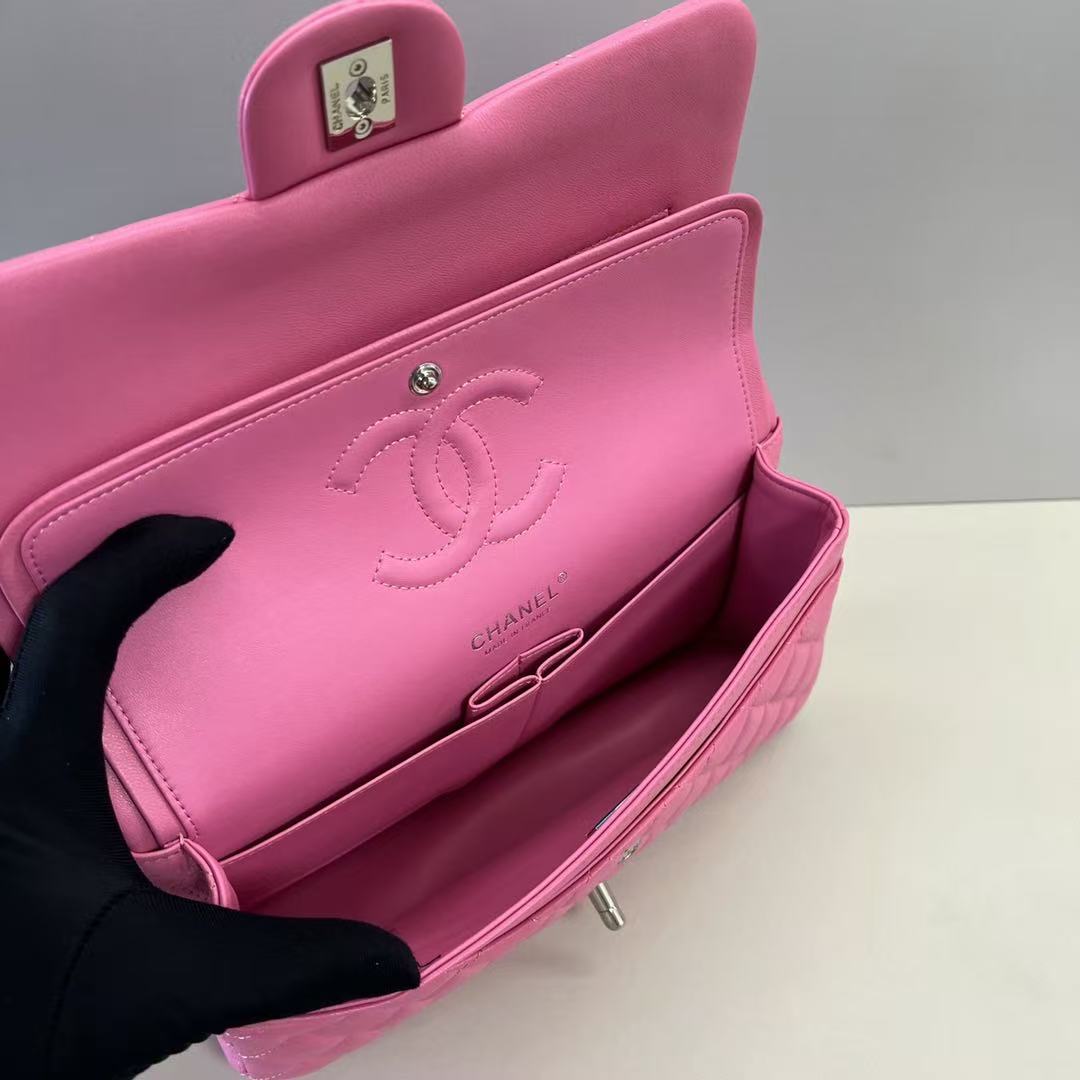 [TOP] CHANEL Classic Flap Bag Medium 25cm – Pink - 711 Luxury