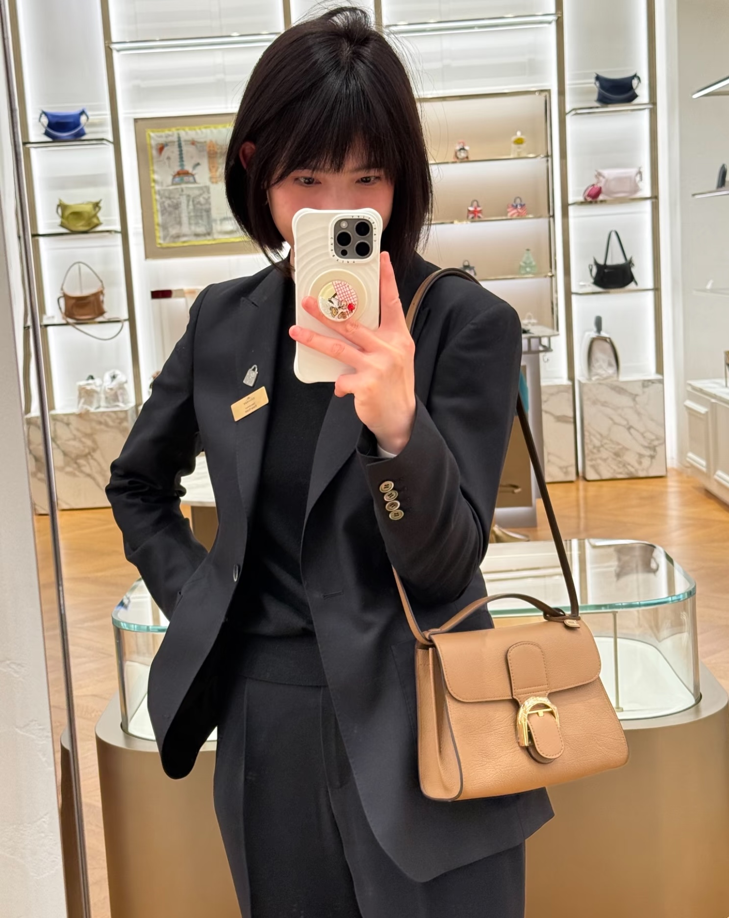 [TOP] Delvaux Tempo Bag with Cow Neck Wrinkles 23×17×6cm - 5 Colors