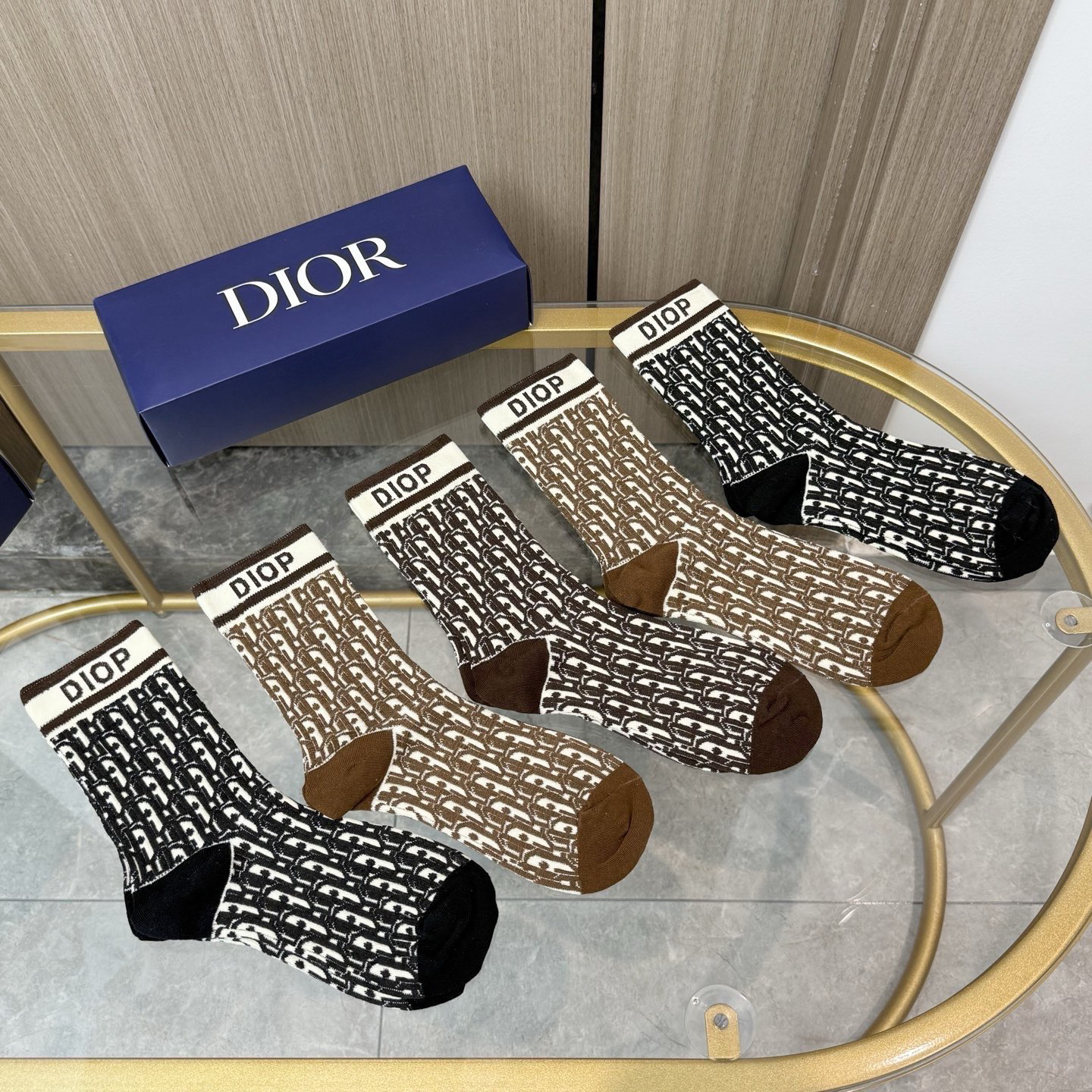 [TOP] Christian Dior Socks - 5 Pieces as a Set - 711 Luxury