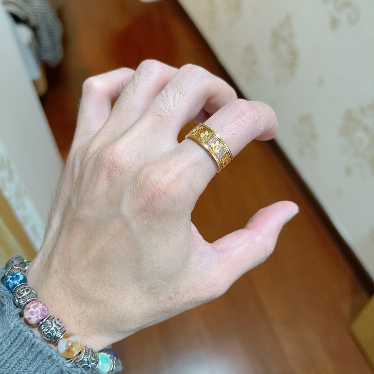 [TOP] GUCCI GG Ring - Gold