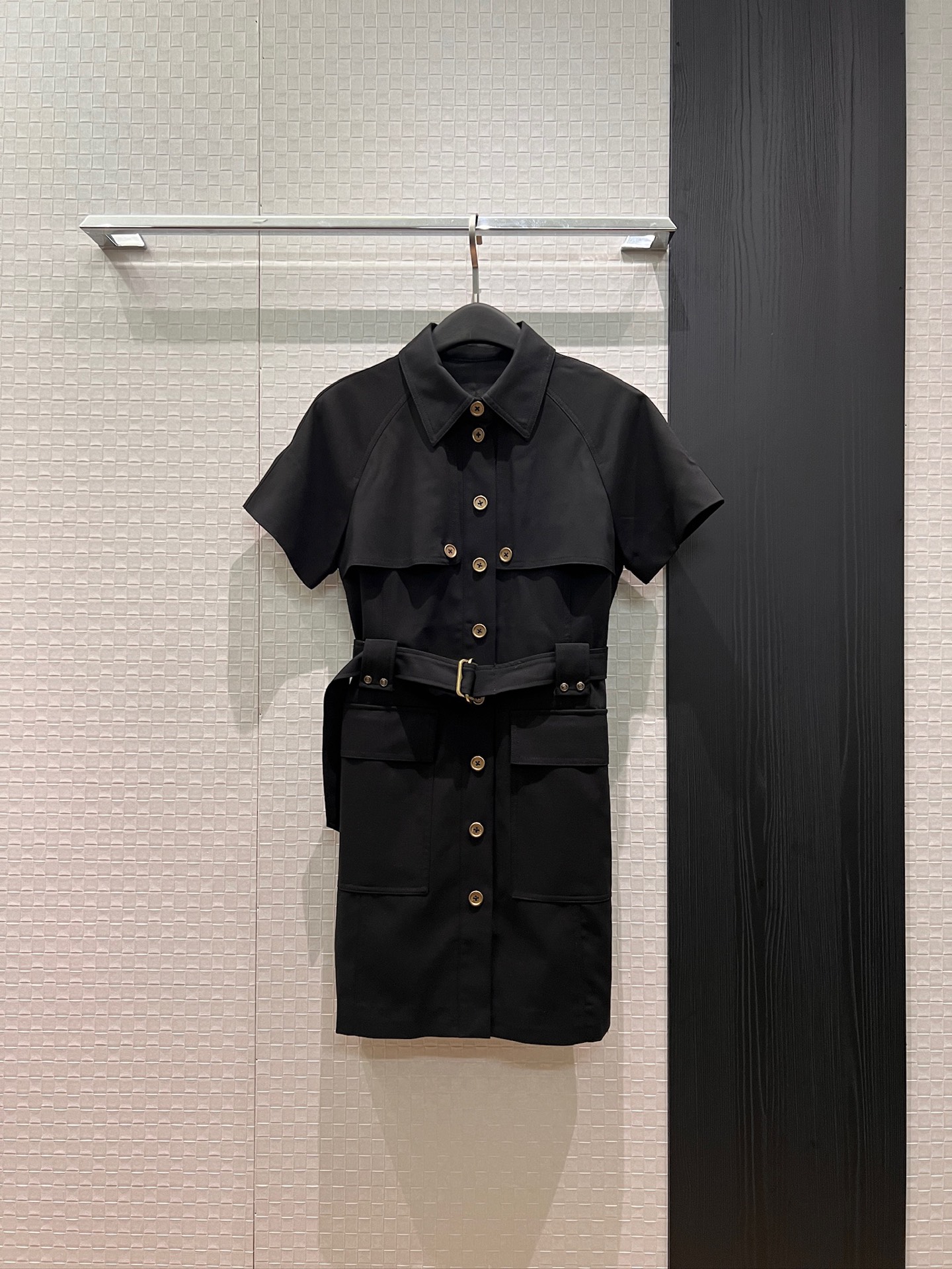 [TOP] VALENTINO Short-sleeved Dress - Black