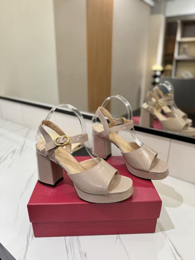 [TOP] VALENTINO High-heeled Shoes  - Beige - 711 Luxury