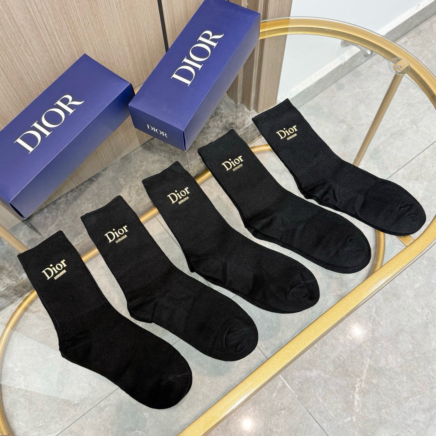 [TOP] Christian Dior Socks - 5 Pieces as a Set - 711 Luxury