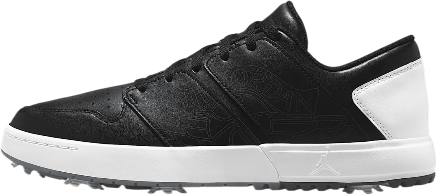 Nike Golf Air Jordan NU Retro 1 G Shoes - Black/Lucky Green/White 002