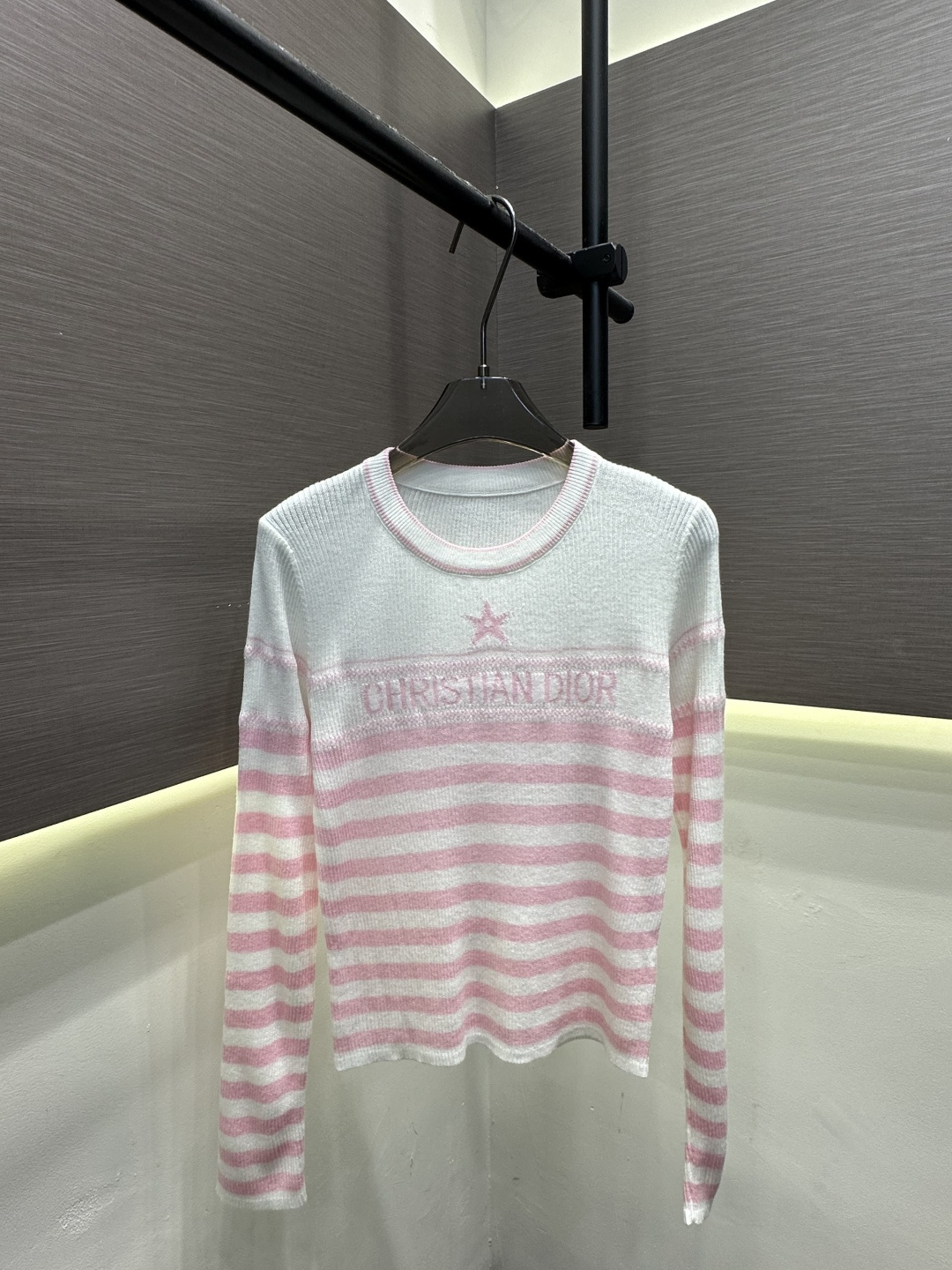 [TOP] Christian Dior Knitted Long-sleeved Shirt - 2 Colors - 711 Luxury
