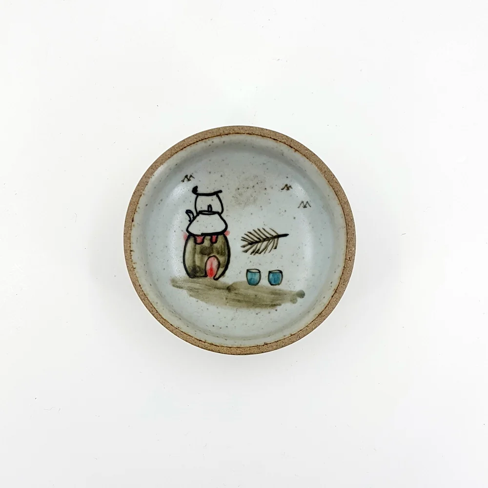 Clay Tea Cup - Gongfu Cha Charcoal Stove