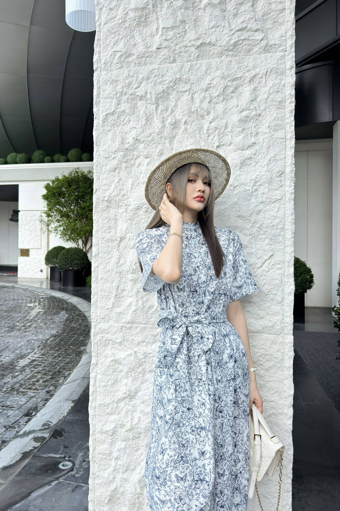 [TOP] Christian Dior  Dress -Blue