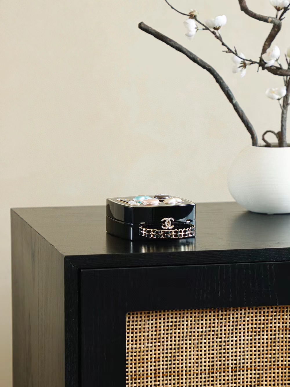 [TOP] CHANEL Mini Evening Bag 𝟏𝟒*𝟏𝟏*𝟒.𝟓𝐜𝐦 - Black