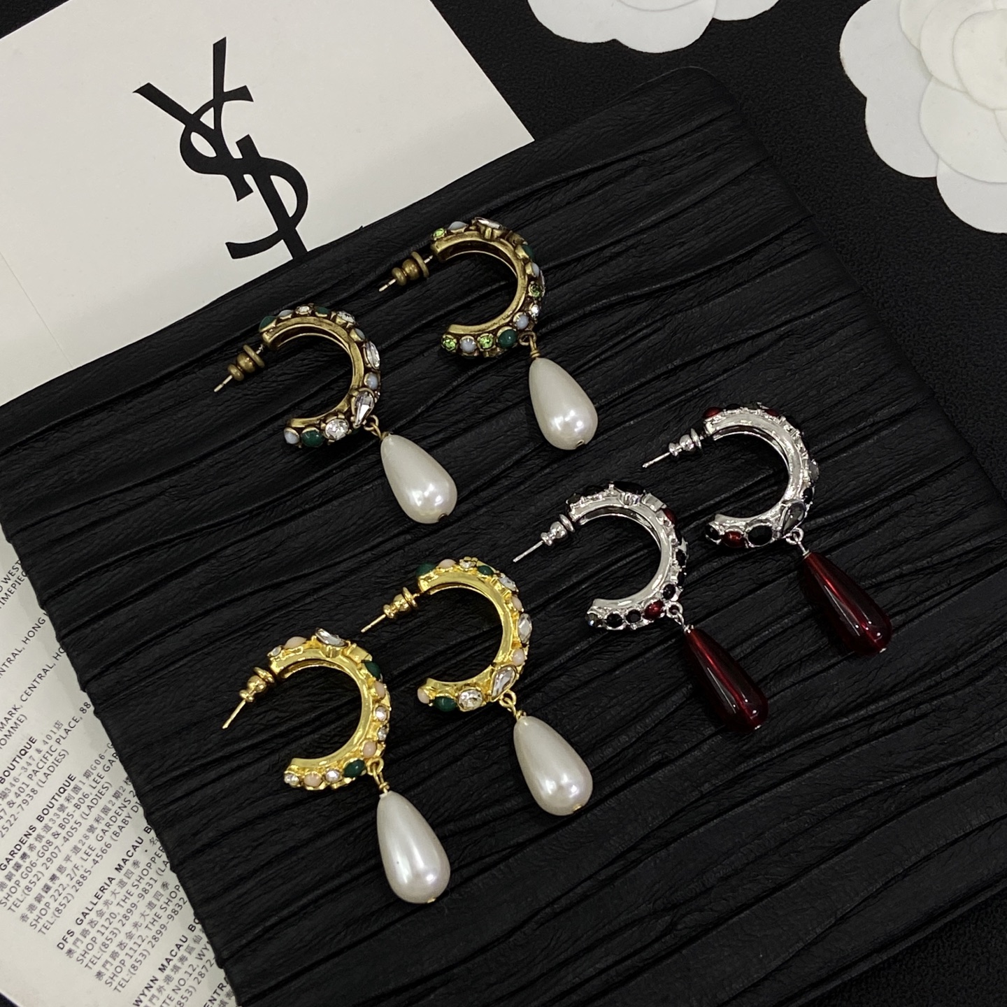 [TOP] Yves Saint Laurent YSL Earrings - 3 Color - 711 Luxury