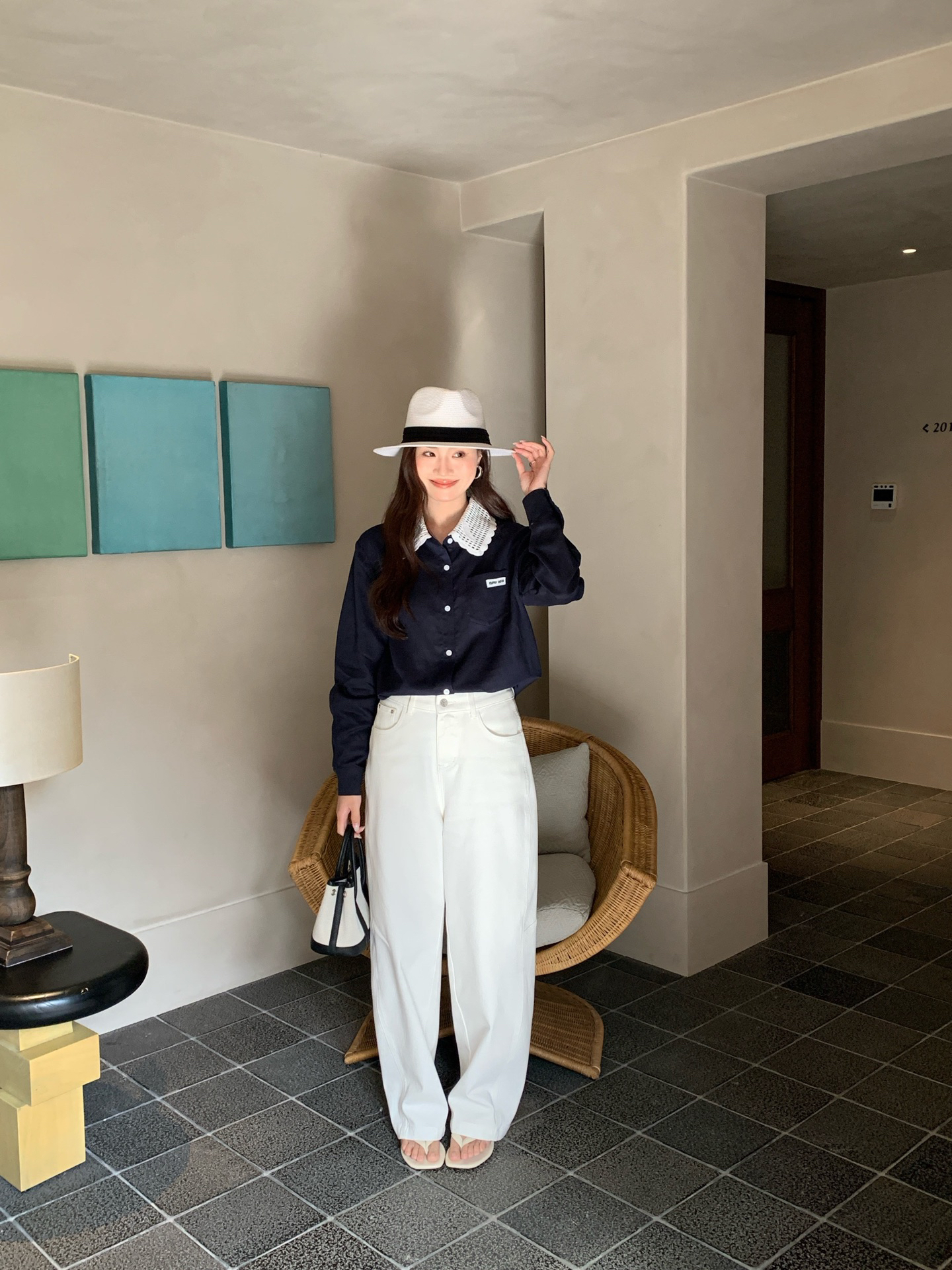 [TOP] Miu Miu Shirt - Blue