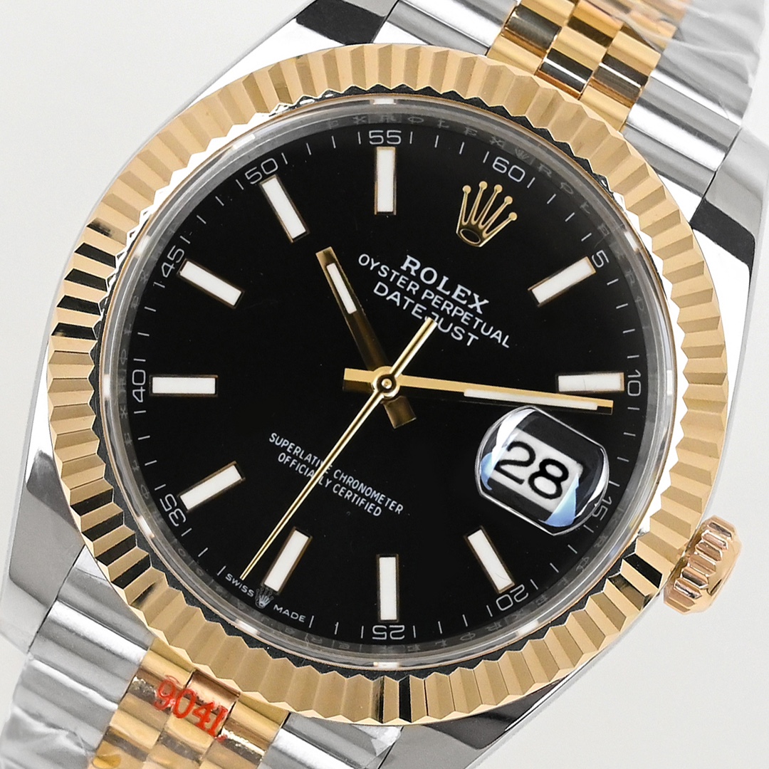 [TOP] ROLEX Men's Watch 41mm - Black