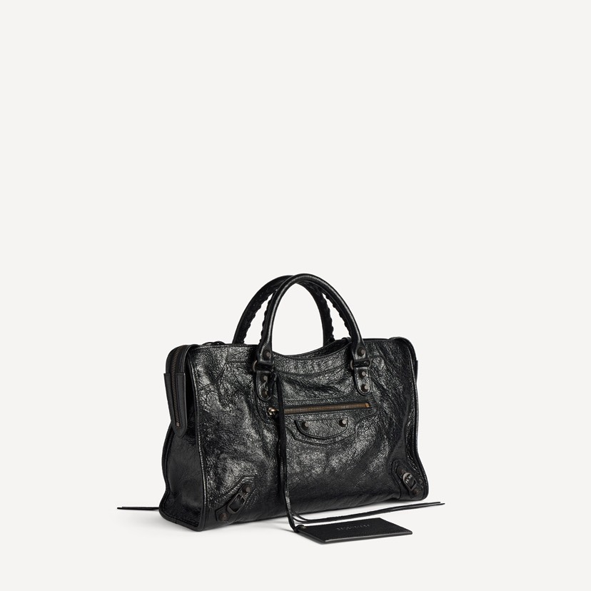 [TOP] BALENCIAGA Le City Bag 38x24x15cm - Black - 711 Luxury
