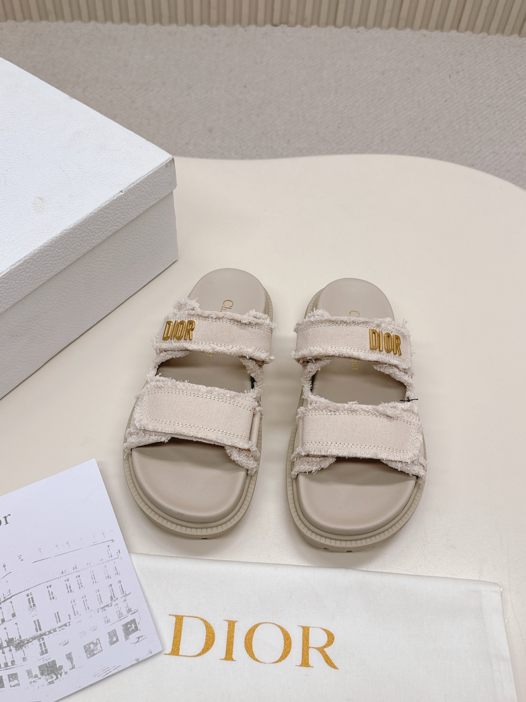 [TOP] Christian Dior Sandals - Beige - 711 Luxury