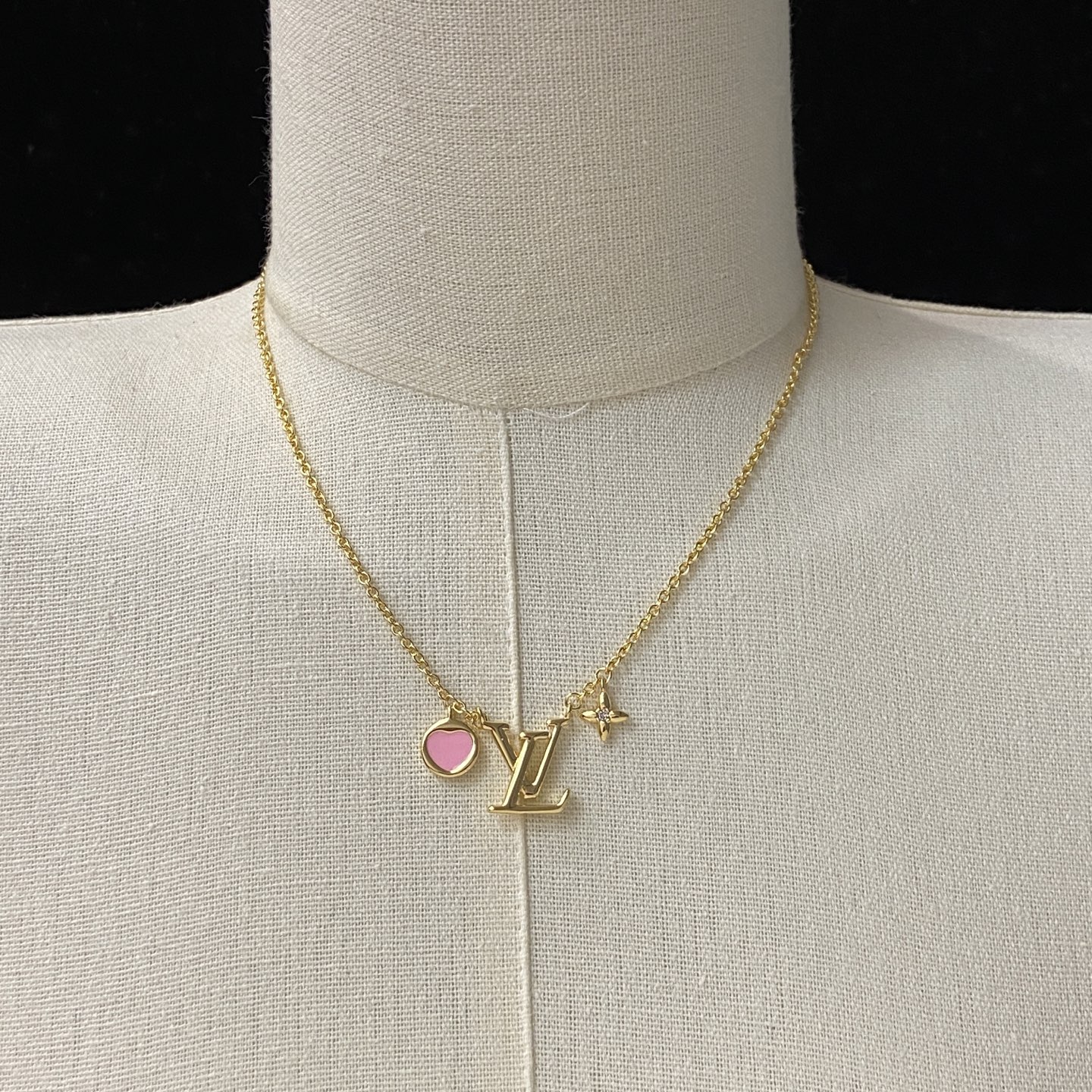 [TOP] Louis Vuitton LV Necklace - Gold - 711 Luxury