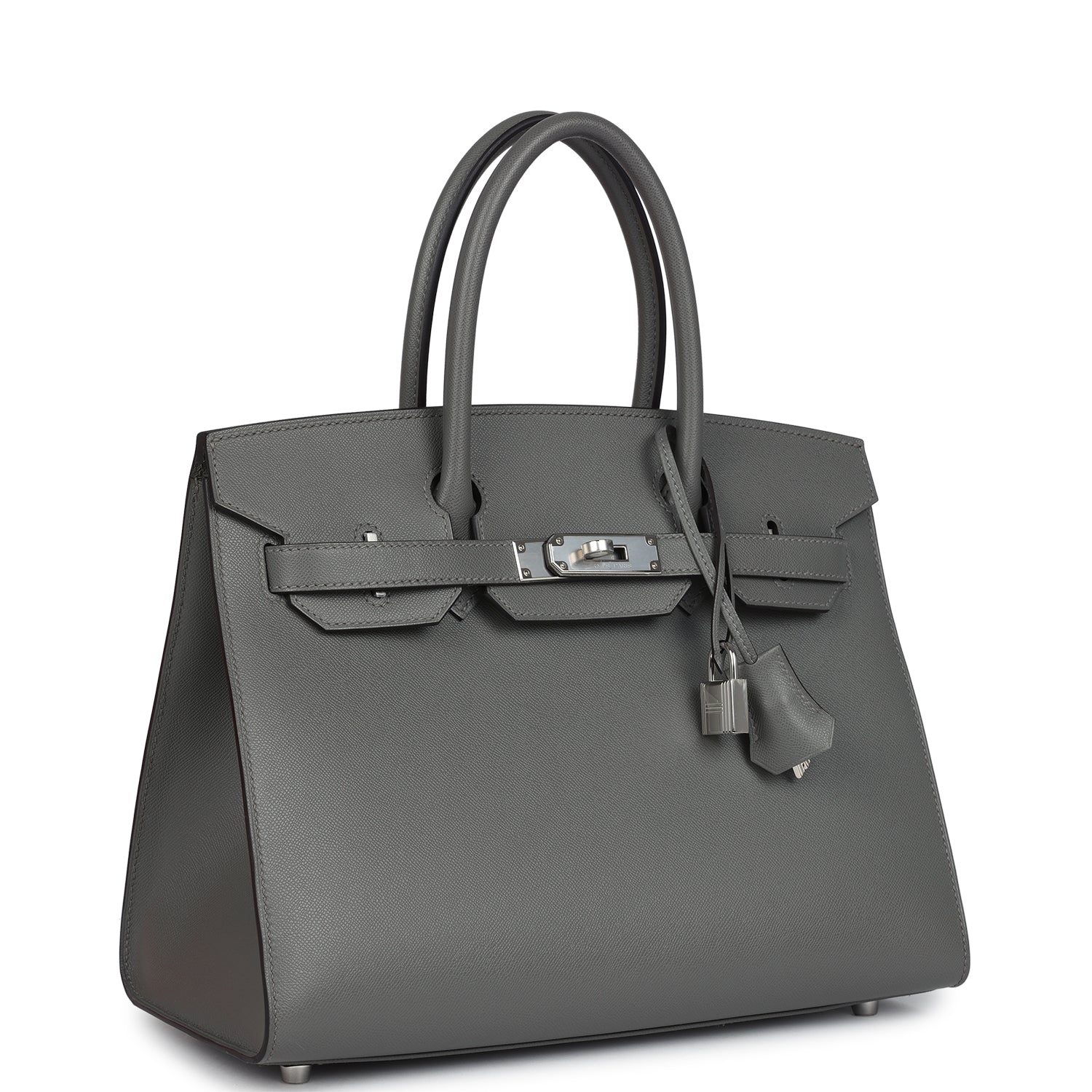 Hermes Birkin SellierGris Meyer Madame Palladium Hardware