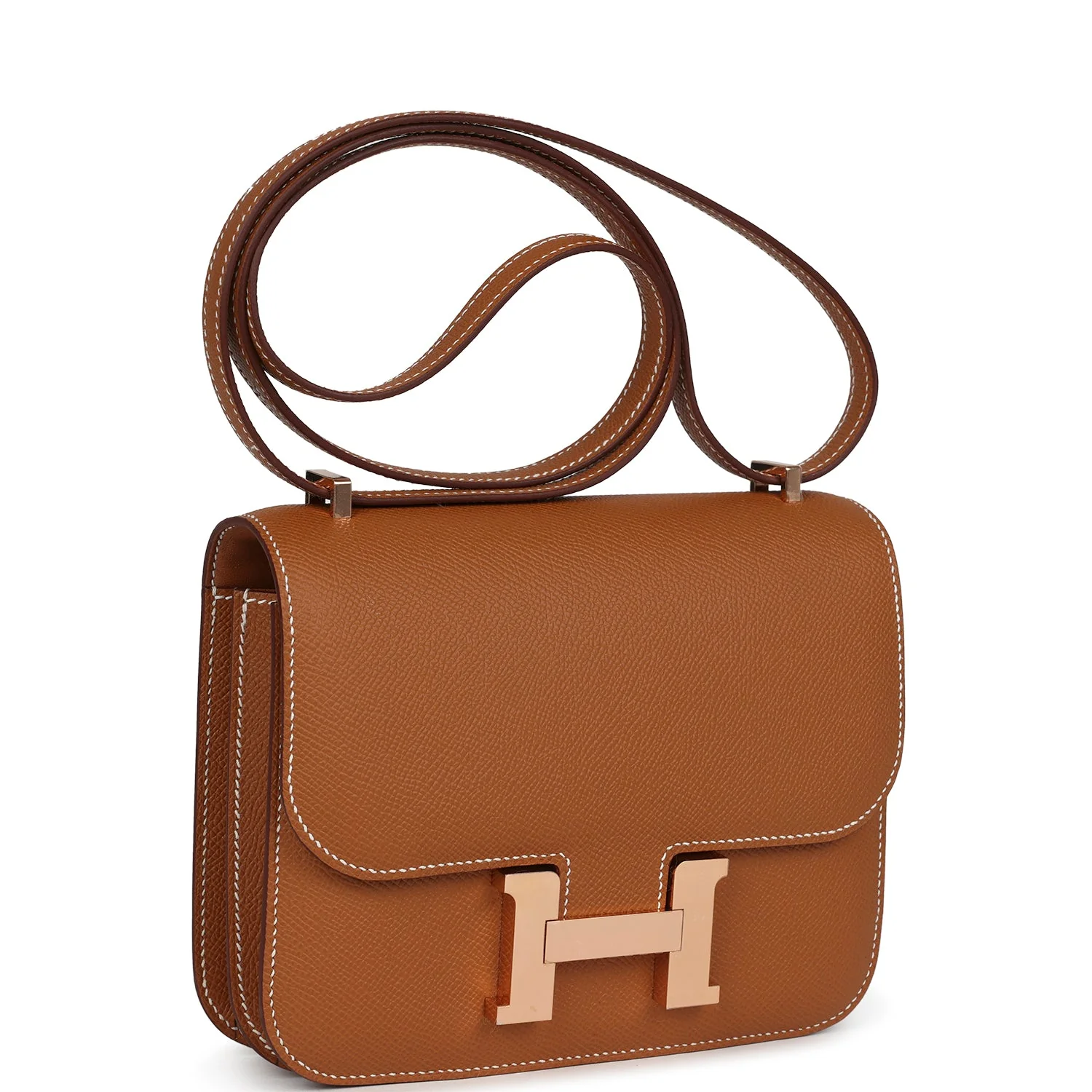 Hermes Constance Gold Epsom Rose Gold Hardware