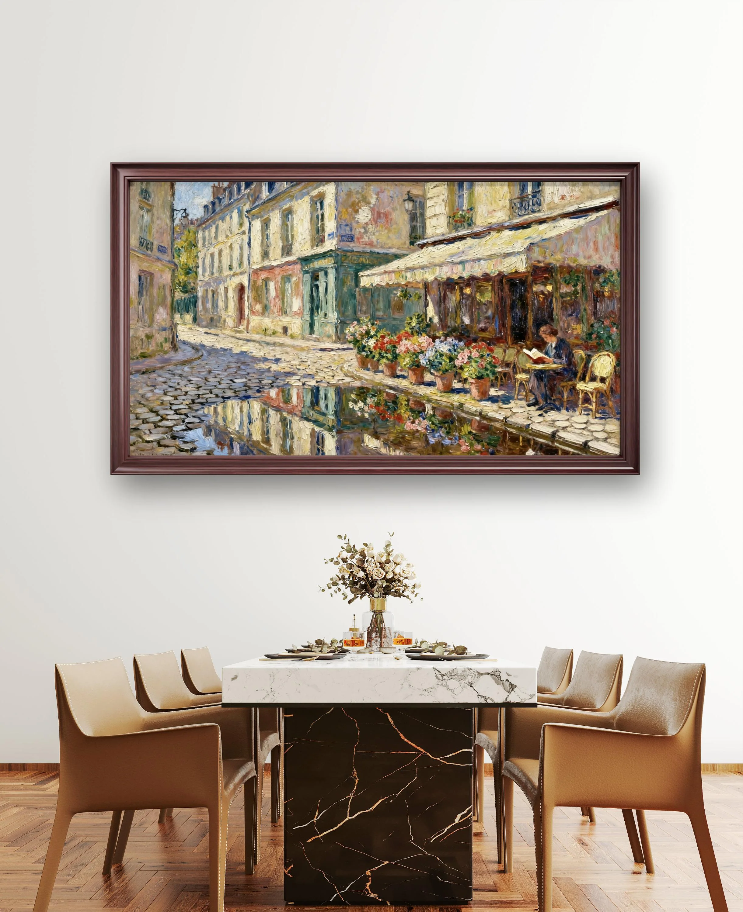 Cobblestones After Rain