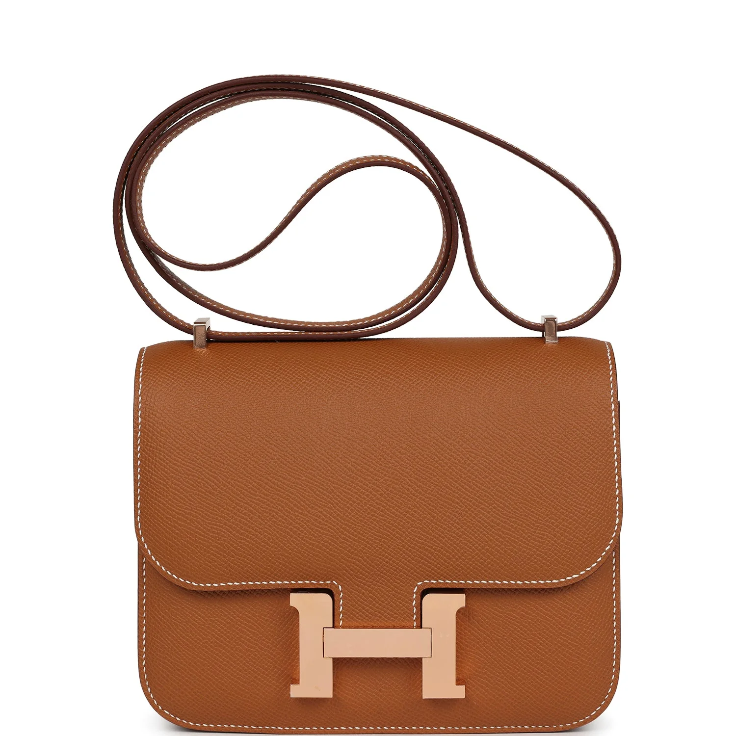 Hermes Constance Gold Epsom Rose Gold Hardware