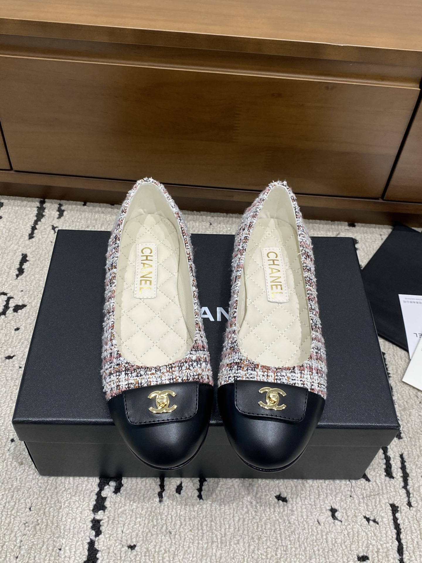 [TOP] CHANEL Mary Jane Ballet Flats - Black - 711 Luxury