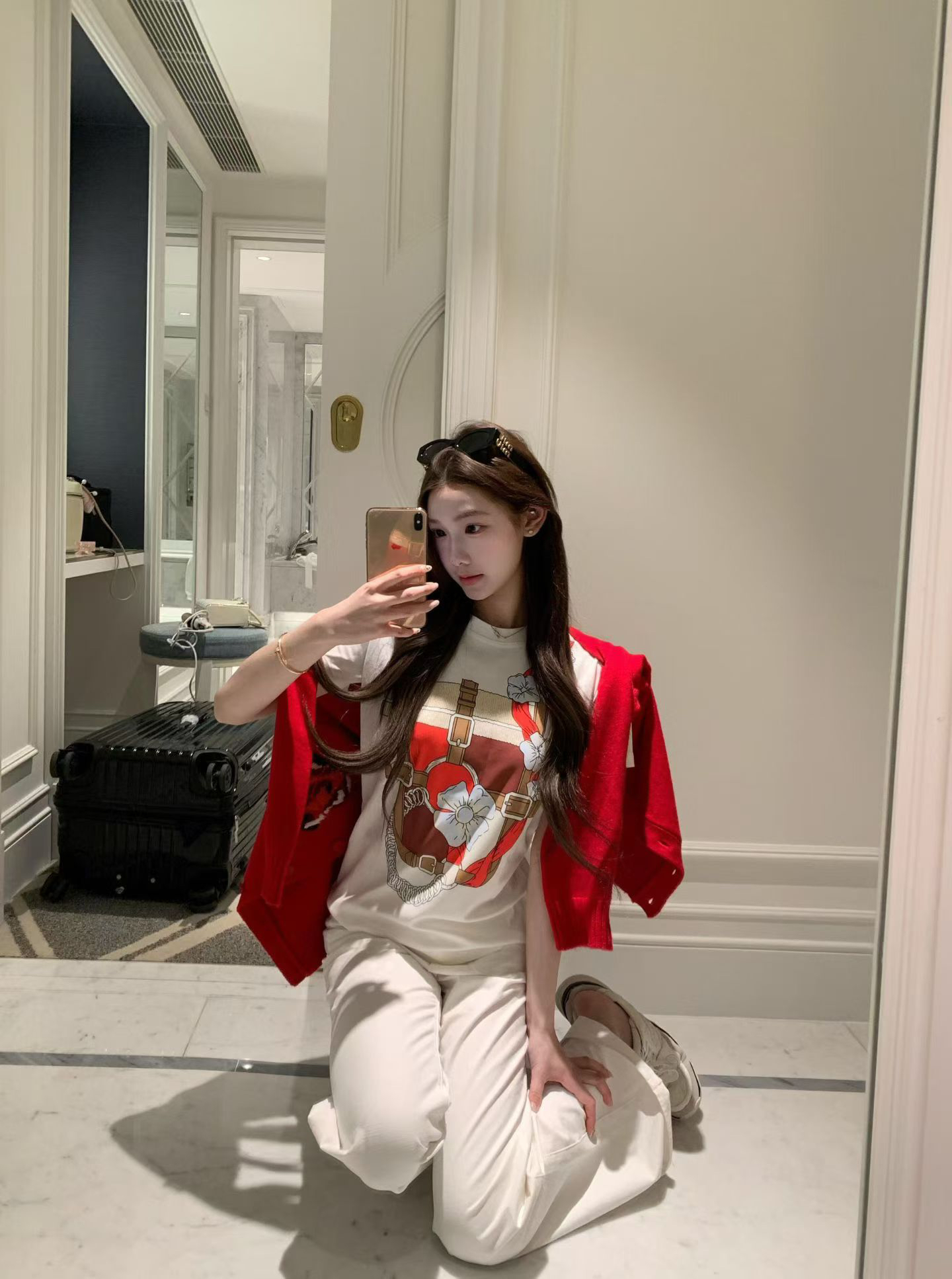 [TOP] HERMES Short-Sleeve T-Shirt - White