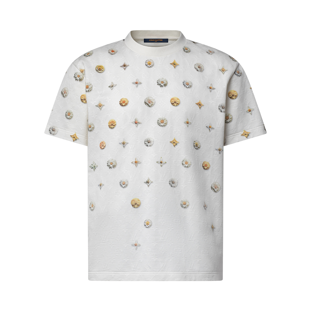 LOUIS VUITTON Overprinted Monogram Jacquard T-Shirt #380302
