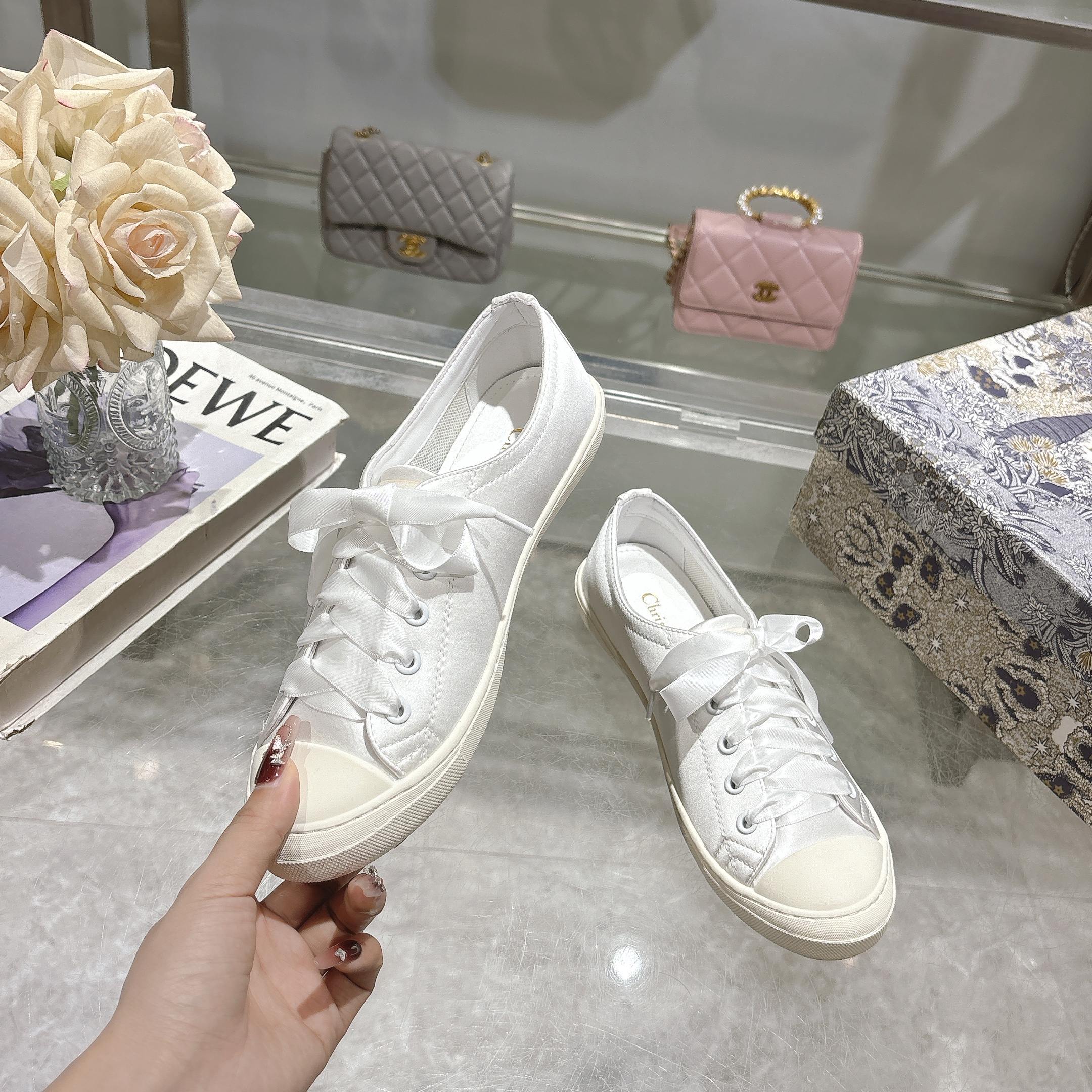 [TOP] Christian Dior Casual Shoes - White - 711 Luxury