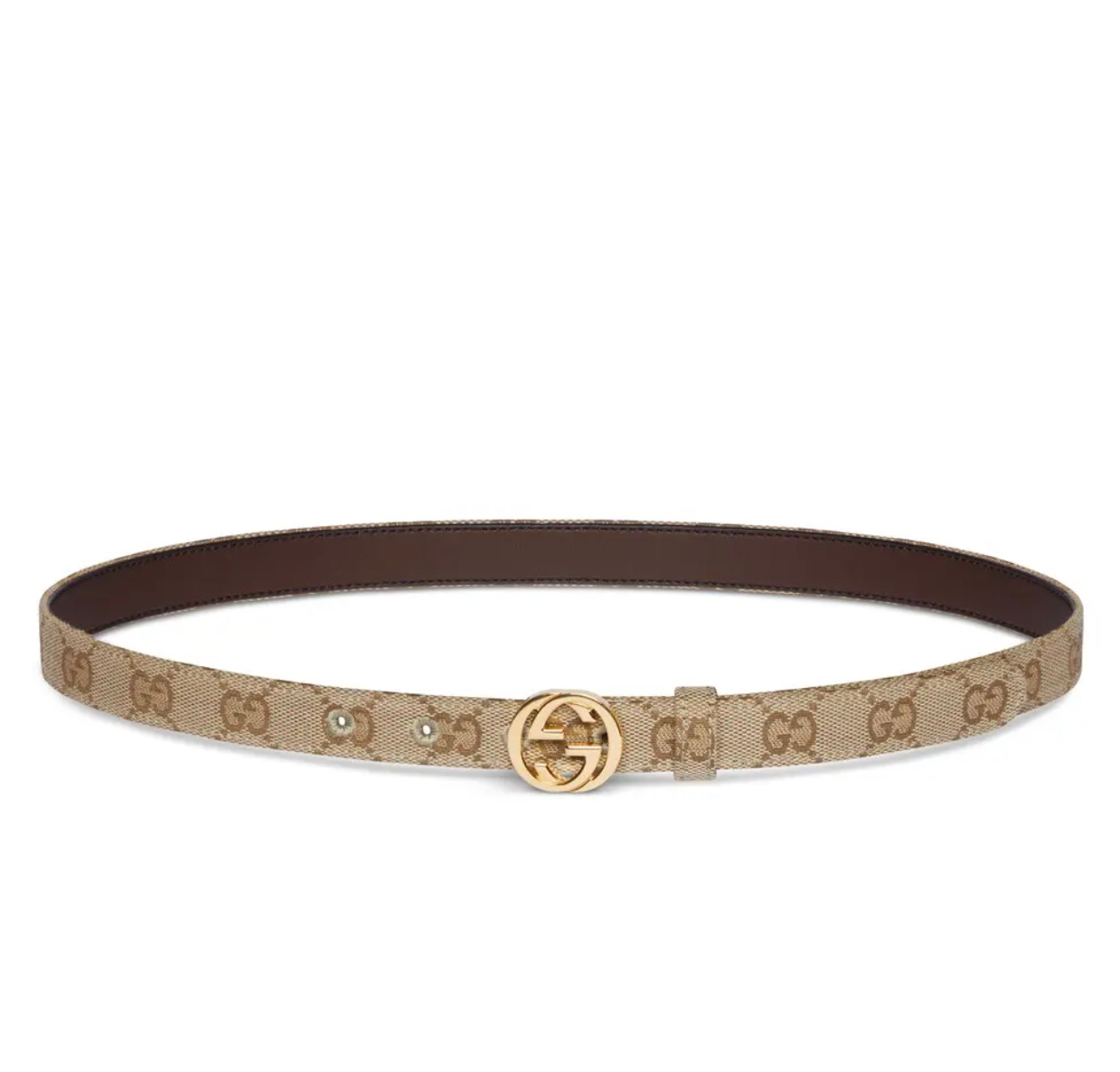 [TOP] GUCCI GG Belt  - Brown - 711 Luxury
