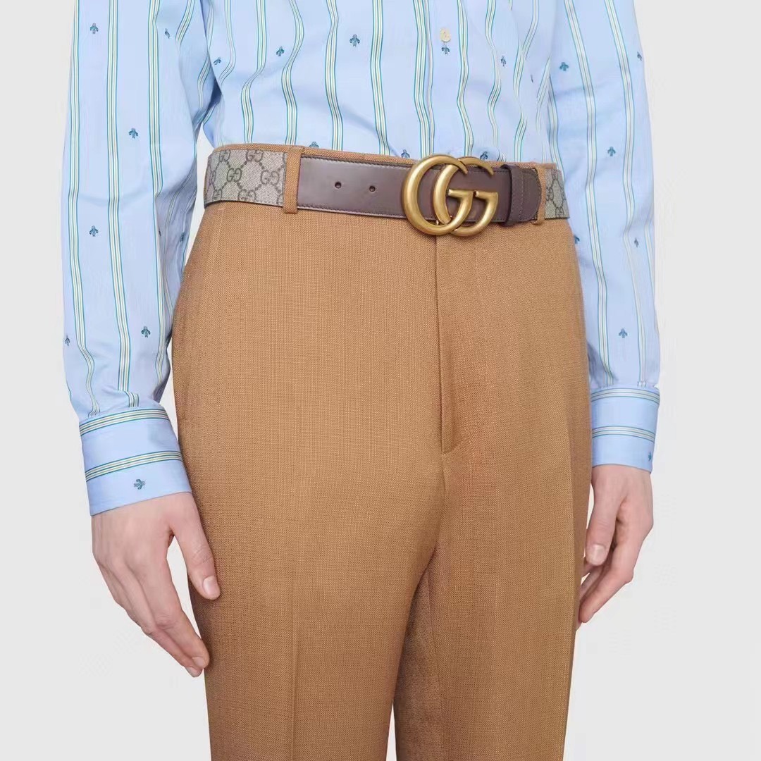[TOP] GUCCI Belt 4cm - Brown - 711 Luxury