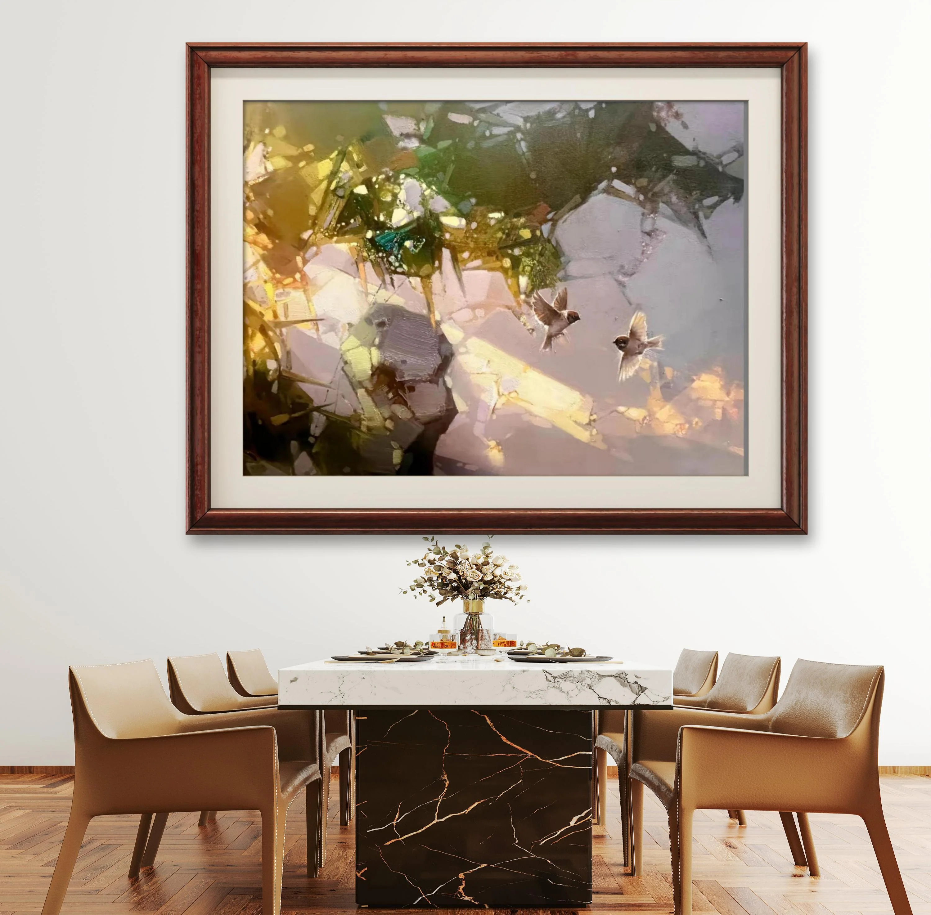 The leap between light and shadow