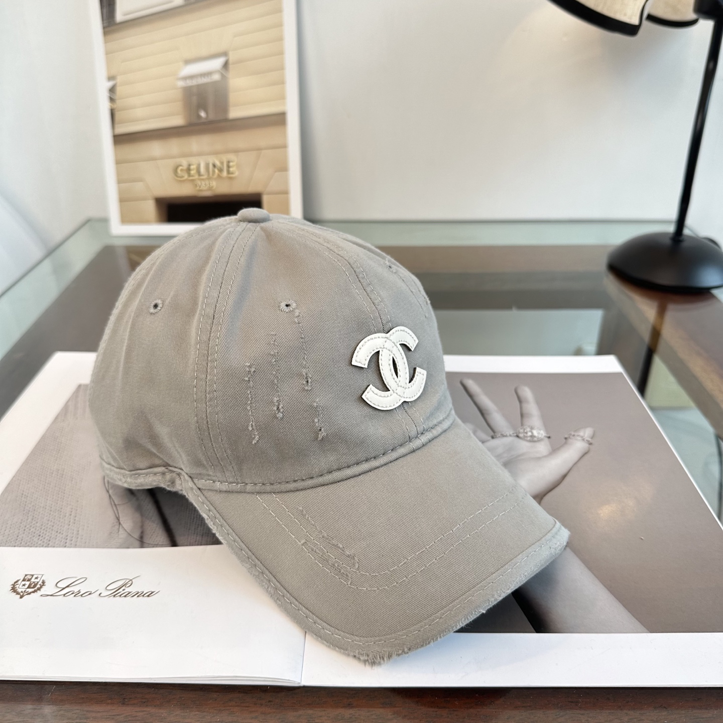 [TOP] CHANEL Baseball Cap - Grey - 711 Luxury