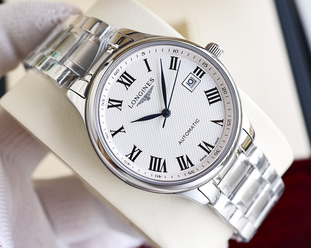 [TOP] LONGINES Watch 39mm - White/Silver - 711 Luxury