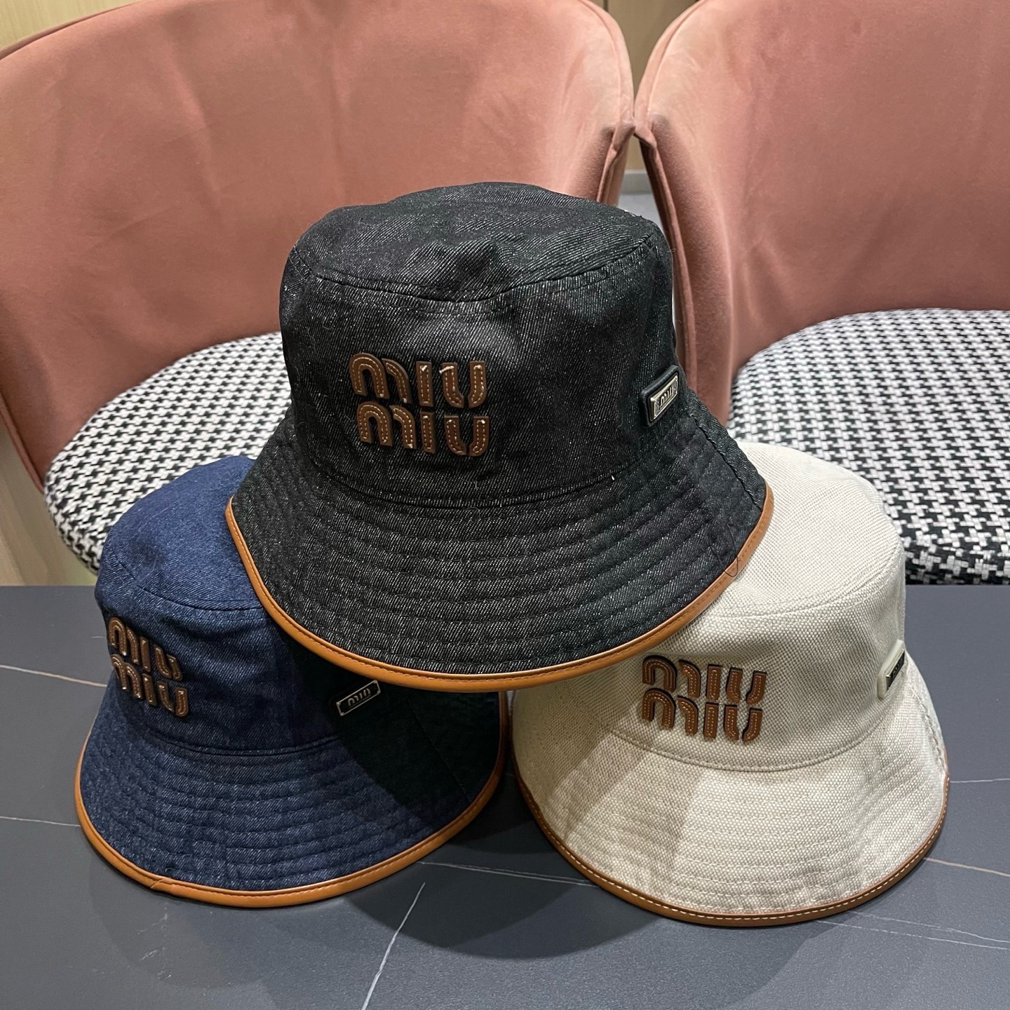 [TOP] Miu Miu Fisherman Hat - 3 Colors