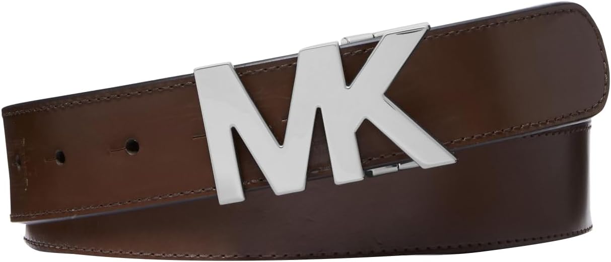 Michael Kors mens 34mm Reversible Mk Buckle Belt
