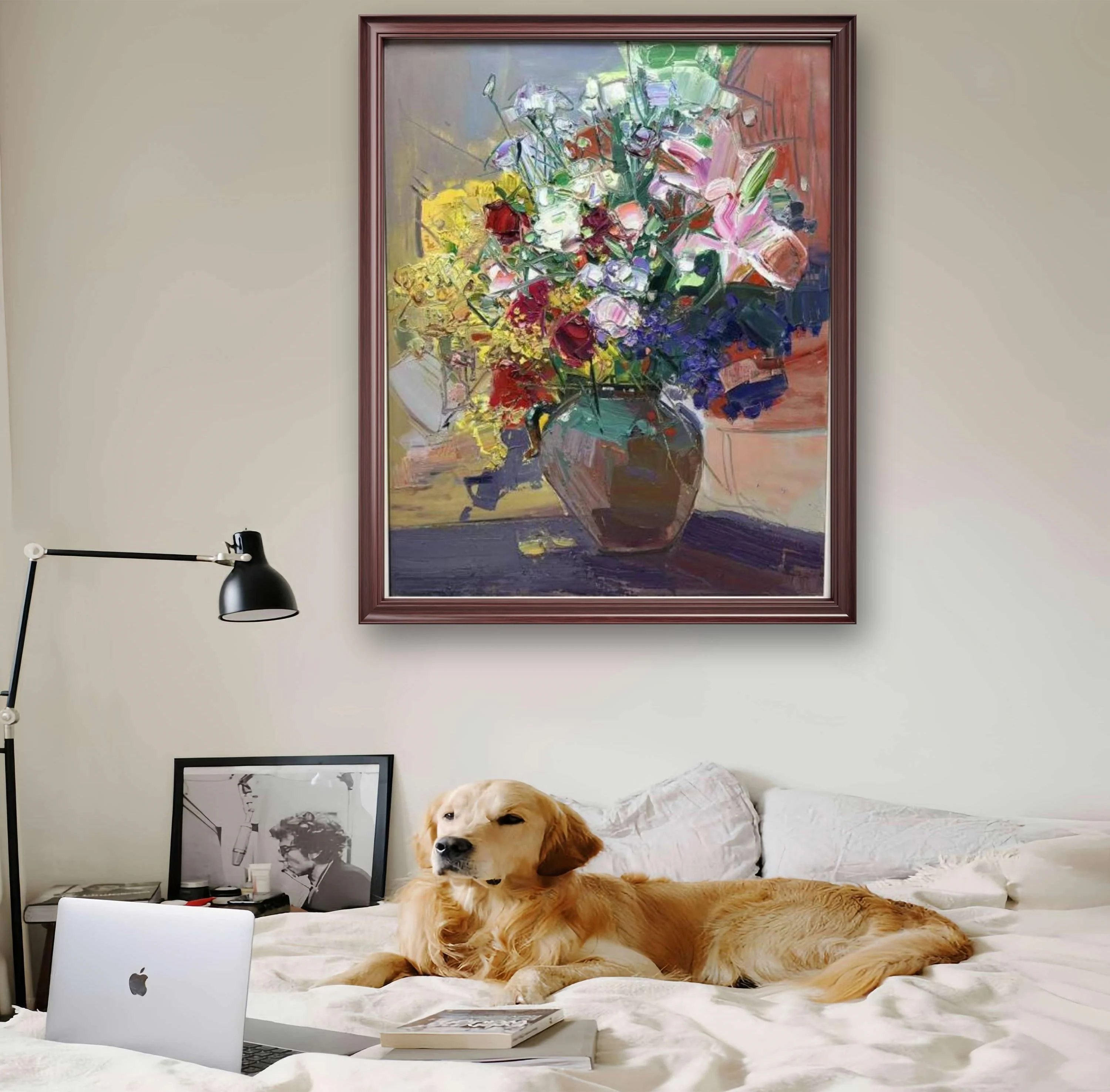 The flowers are quiet and beautiful