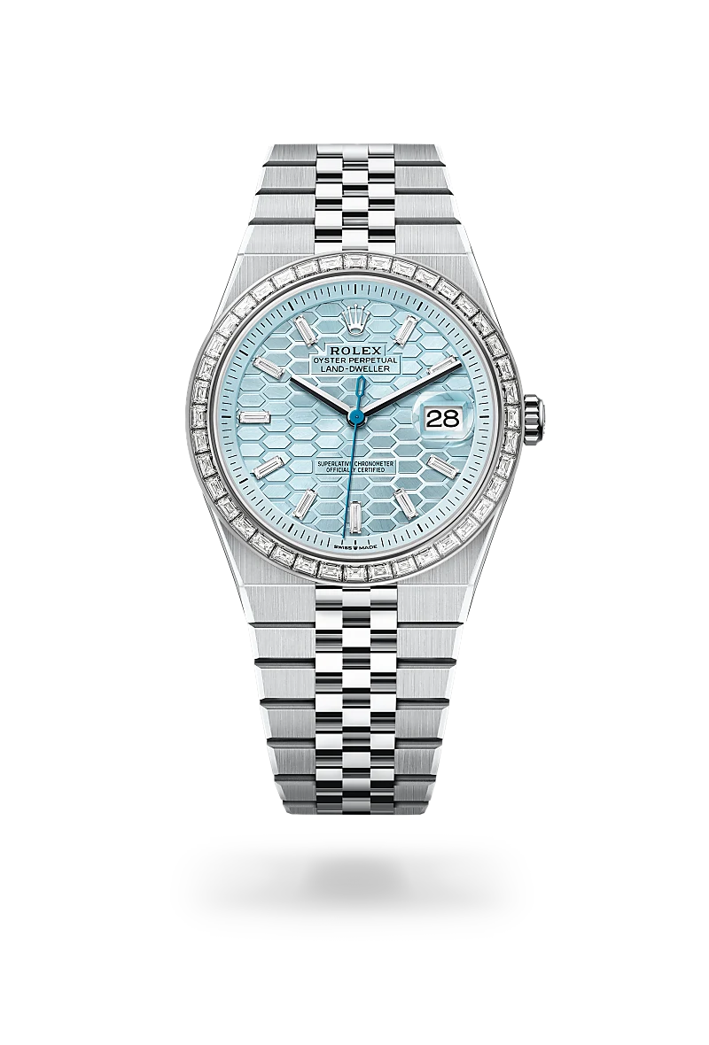 Rolex Land Rover 40mm, Oyster, Platinum and Diamonds M127386TBR-0001