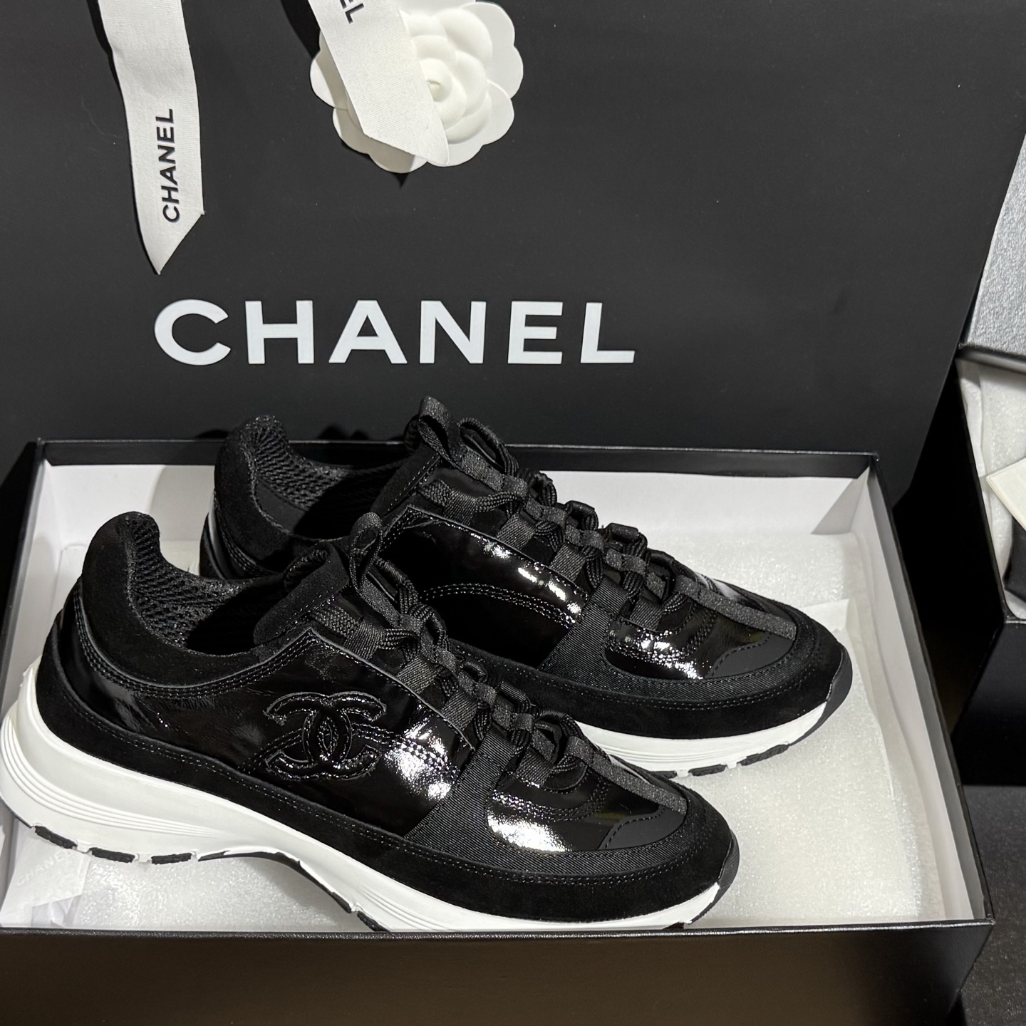 [TOP] CHANEL Sneakers - Black - 711 Luxury