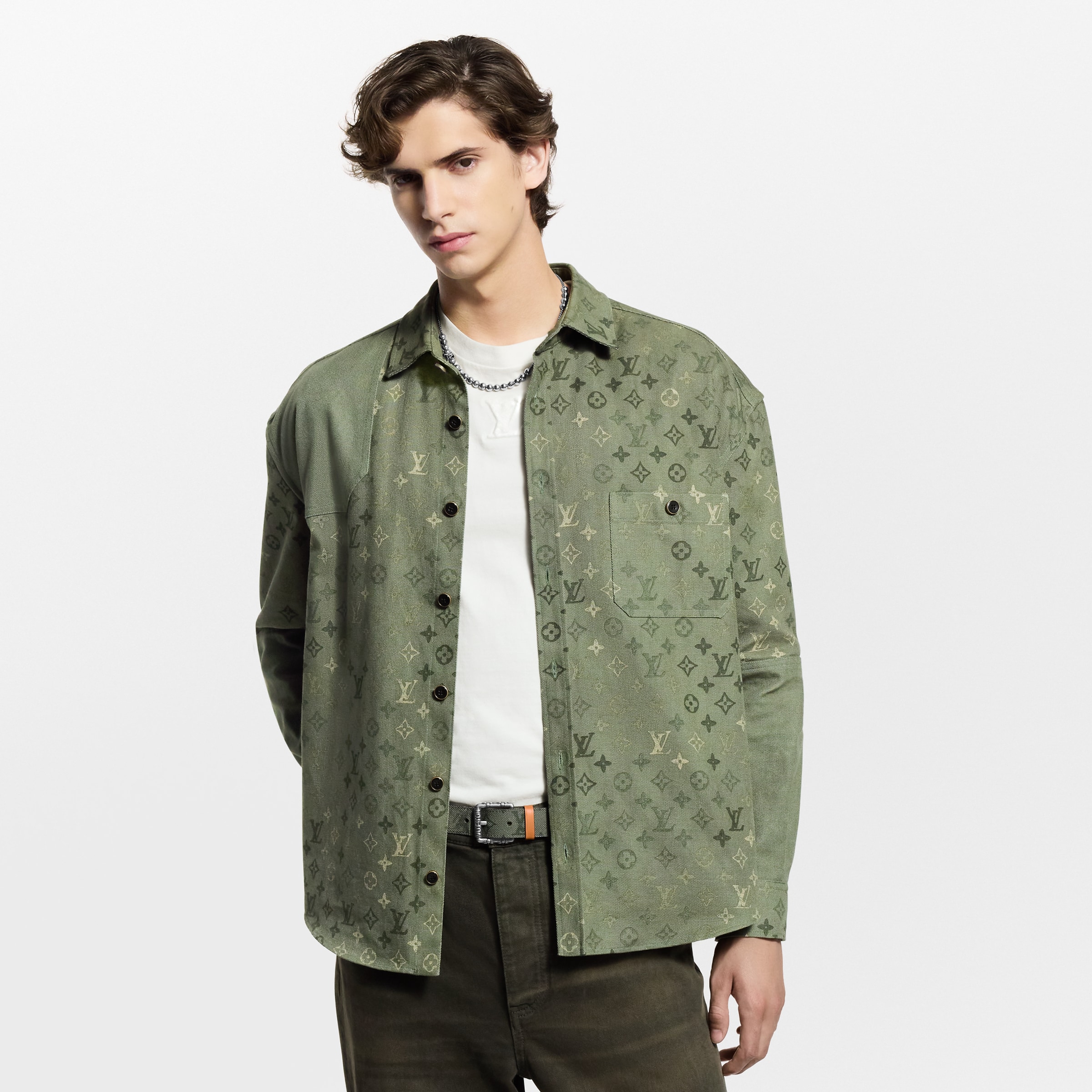 Louis Vuitton Clothing LOUIS VUITTON Monogram Workwear Overshirt 1AJC49 #394177 View 2 | Nigo Office