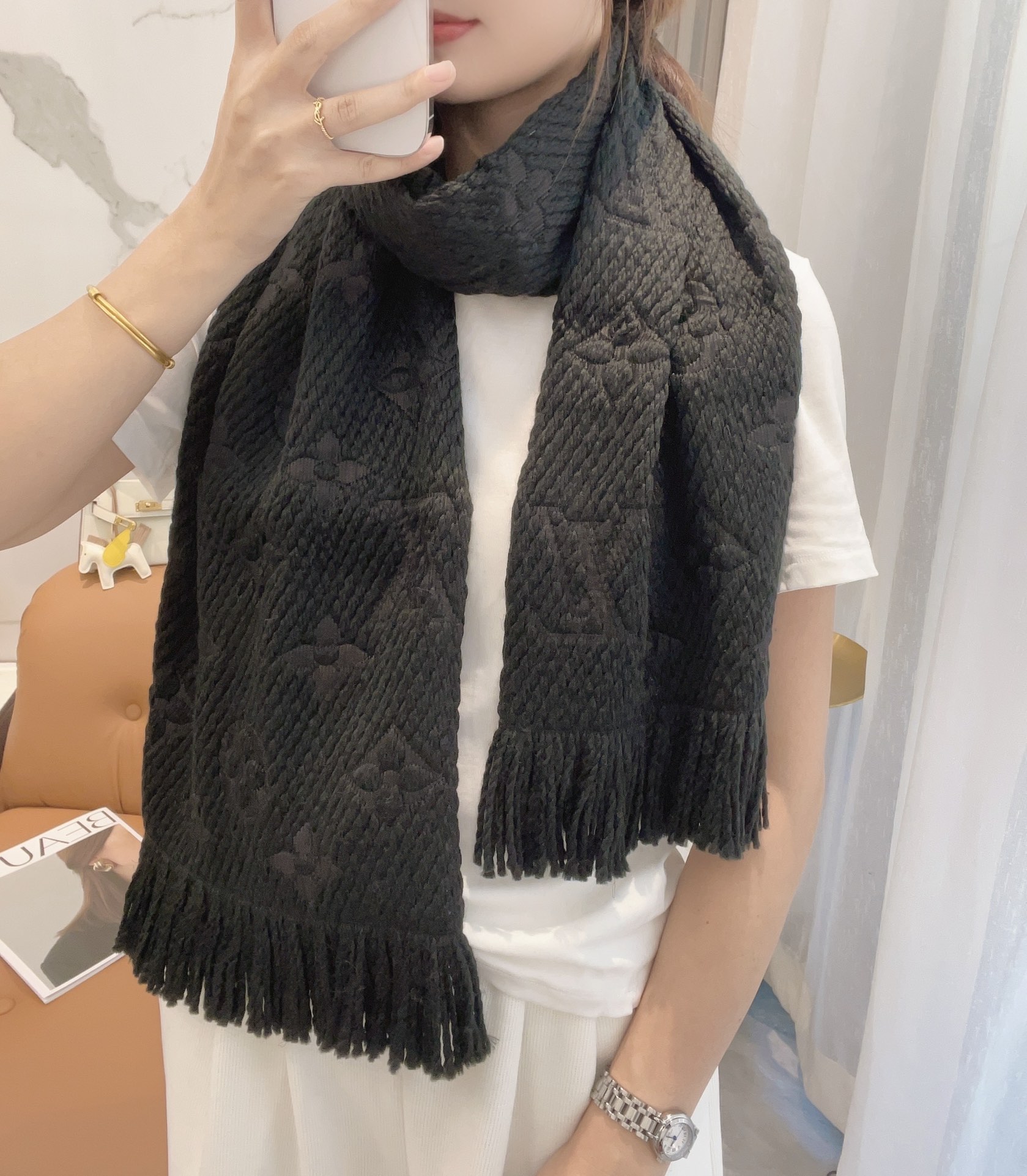 [TOP] Louis Vuitton LV Scarf  175*31cm - 5 Colors