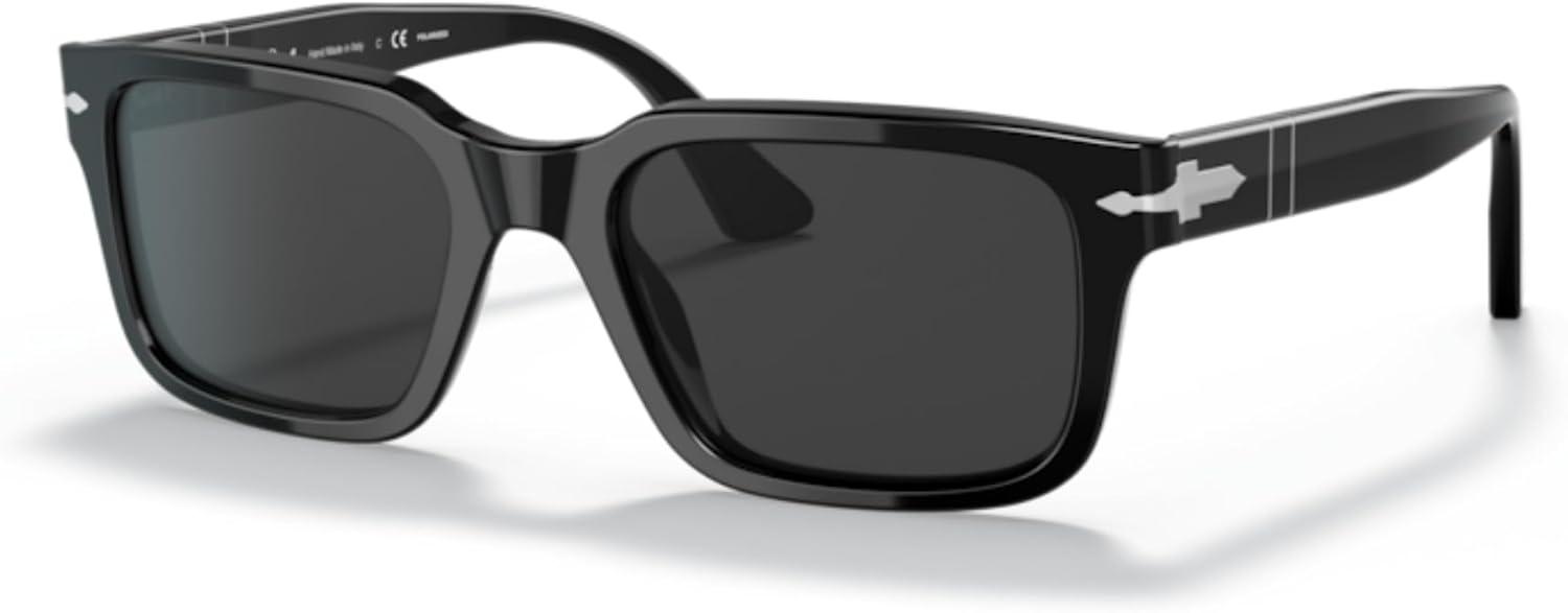 Persol PO3272S Rectangle Sunglasses for Men for Women +BUNDLE with ACCESSORY EYEWEAR KIT