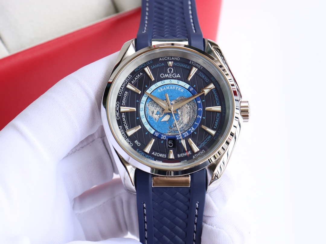 [TOP] OMEGA Watch Aqua Terra 41mm - Blue