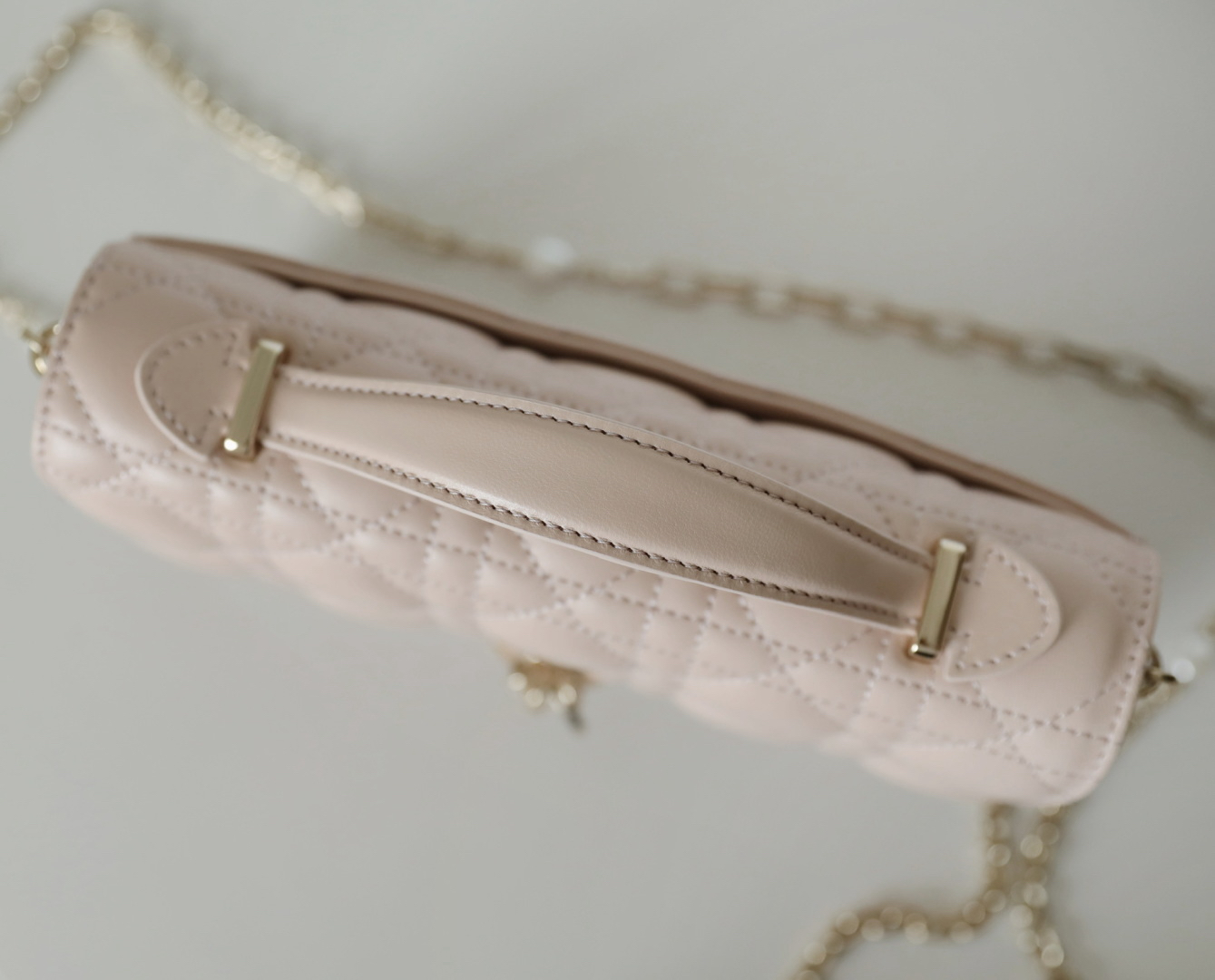 [TOP] Christian Dior My Dior Mini Bag Cannage Lambskin 21x11.5x4.5cm - Pink