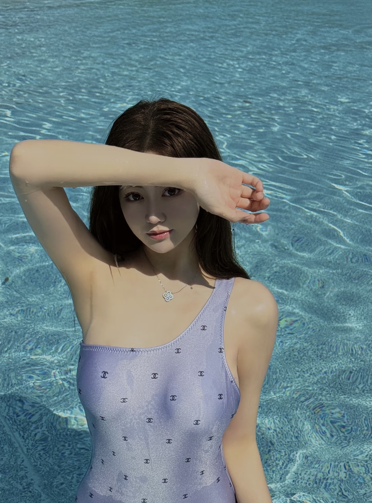 [TOP] CHANEL Swimsuit - Blue - 711 Luxury