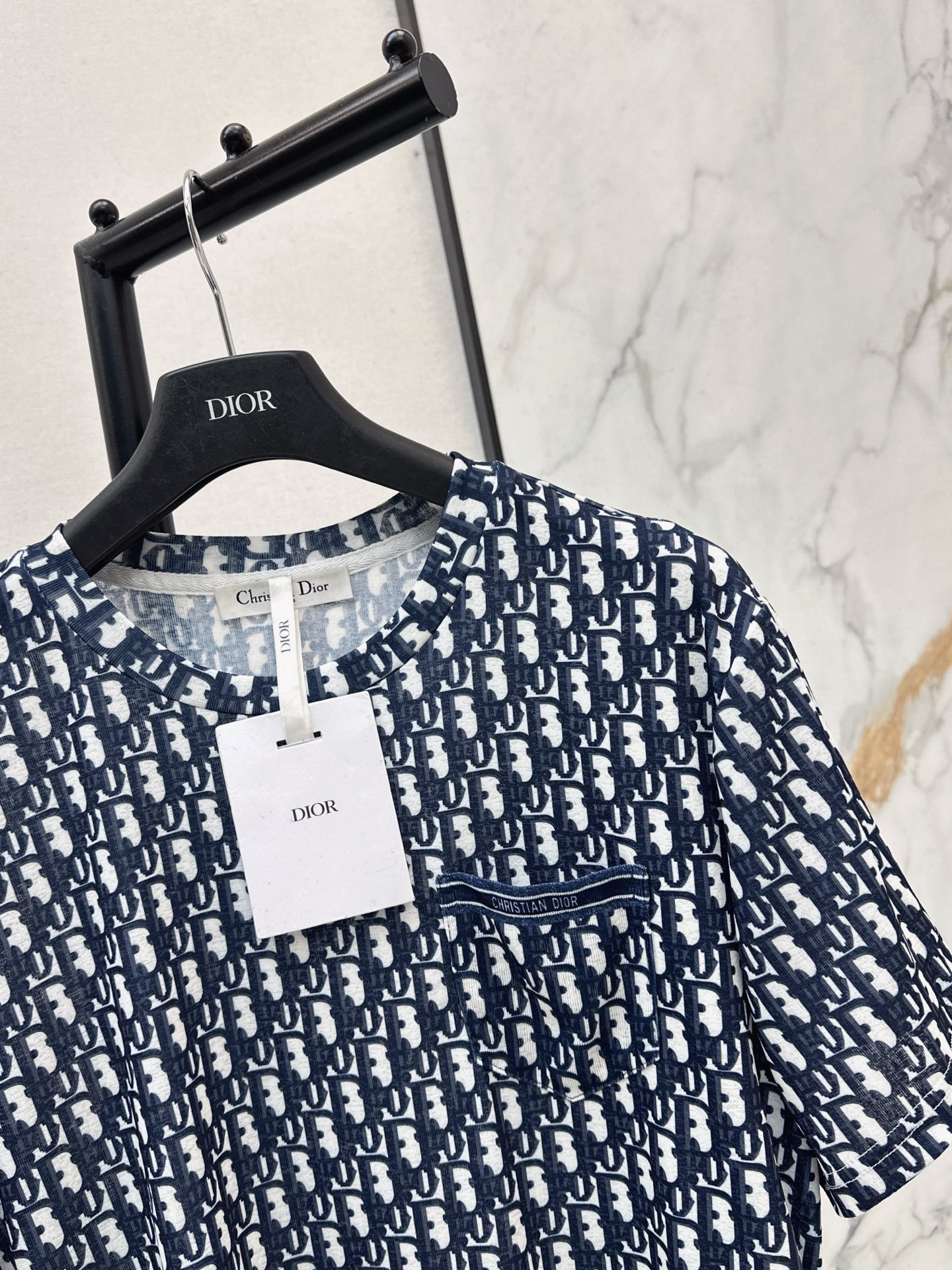 [TOP] Christian Dior T-shirt - Navy Blue