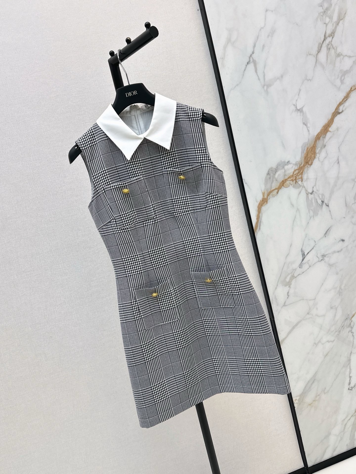 [TOP] Christian Dior  Dress - Plaid - 711 Luxury
