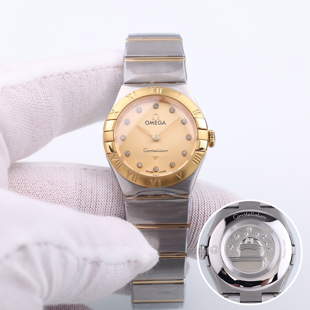 [TOP] OMEGA Watch 28mm - 6 Color