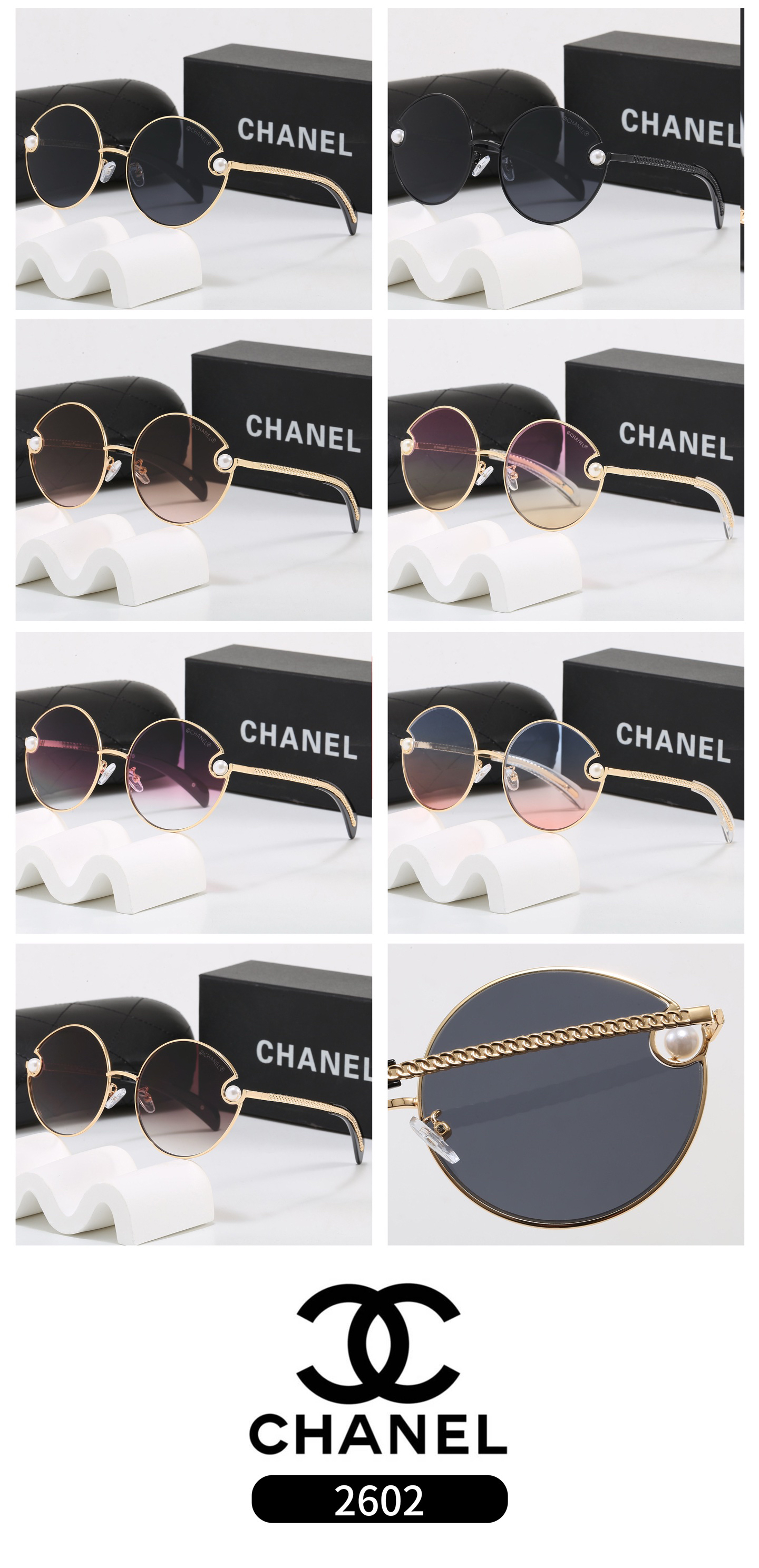 [TOP] CHANEL Sunglasses - 7 Colors - 711 Luxury