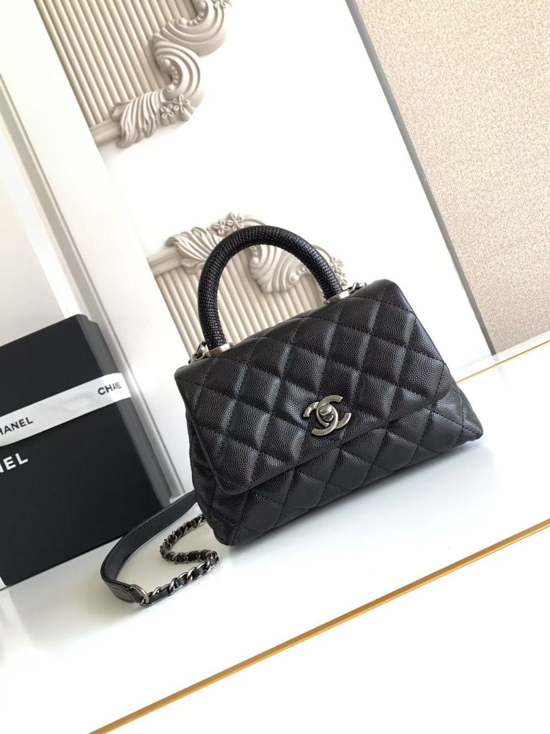 [TOP] CHANEL CoCo Handle Bag 19x13x9cm - 2 Colors - 711 Luxury