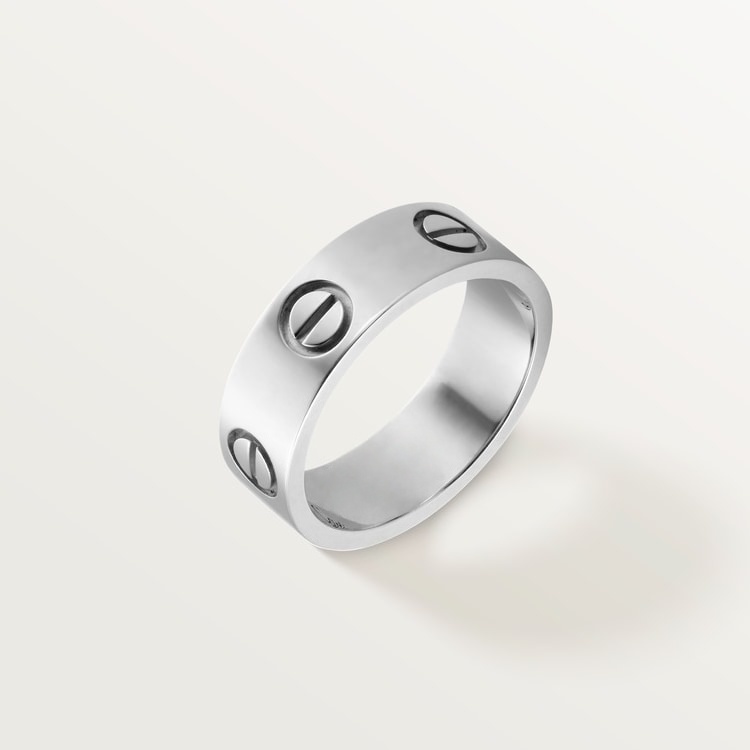 Carty Love Grand Union Ring ,White Gold,Classic Model