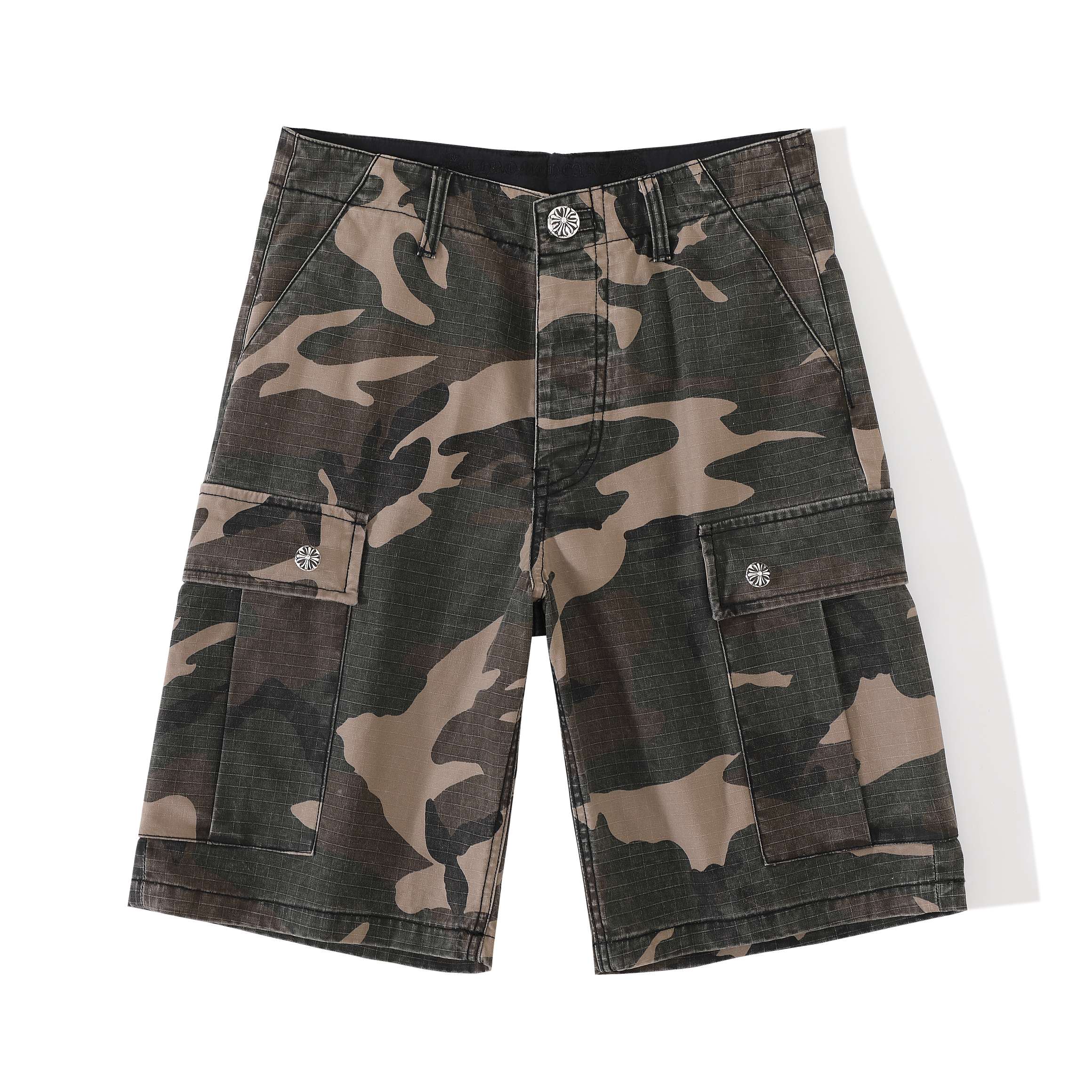 Chrome Hearts Clothing Chrome Hearts Camouflage City Limited Cargo Shorts #389941 | Nigo Office