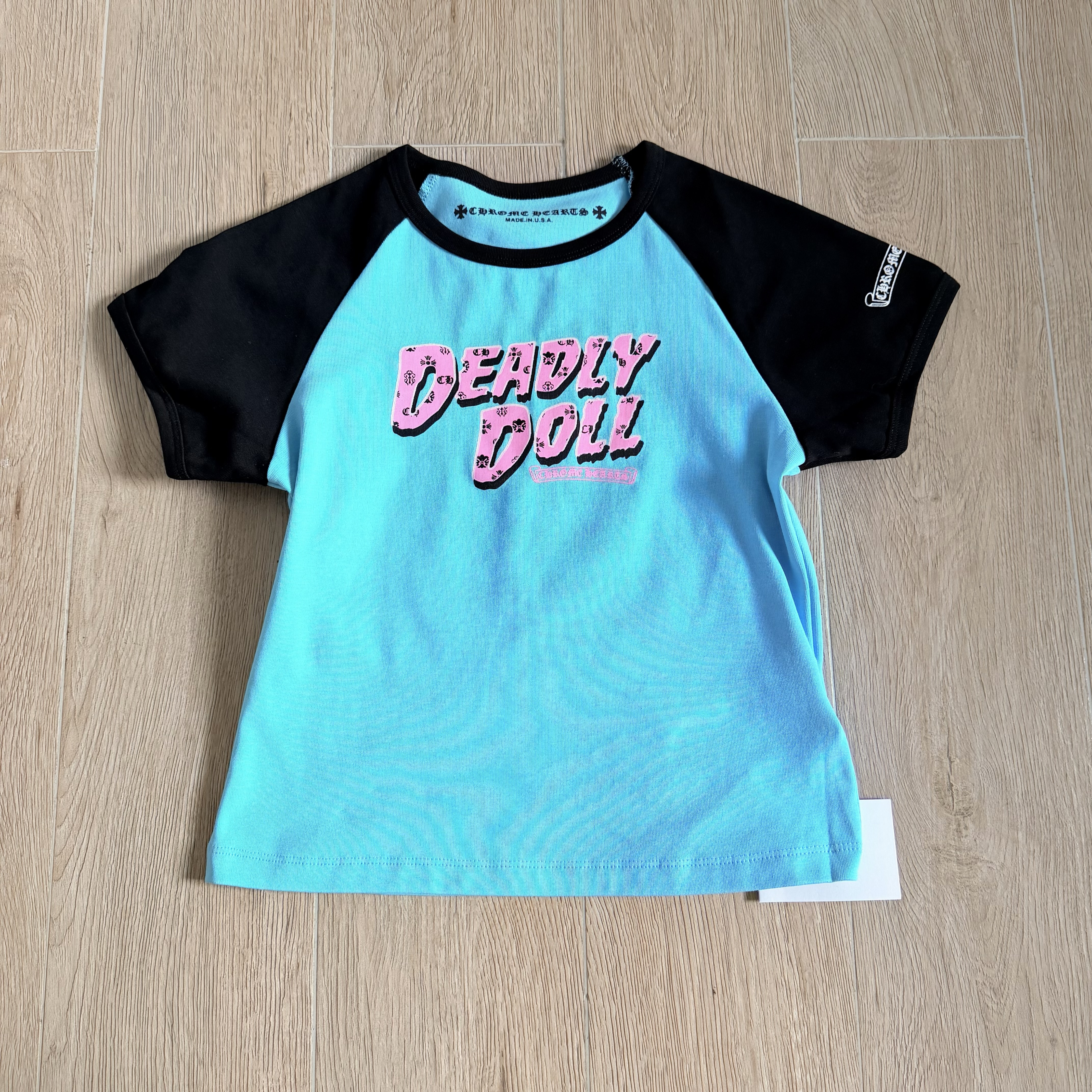 Chrome Hearts Deadly Doll Color Block Short Sleeves #381613